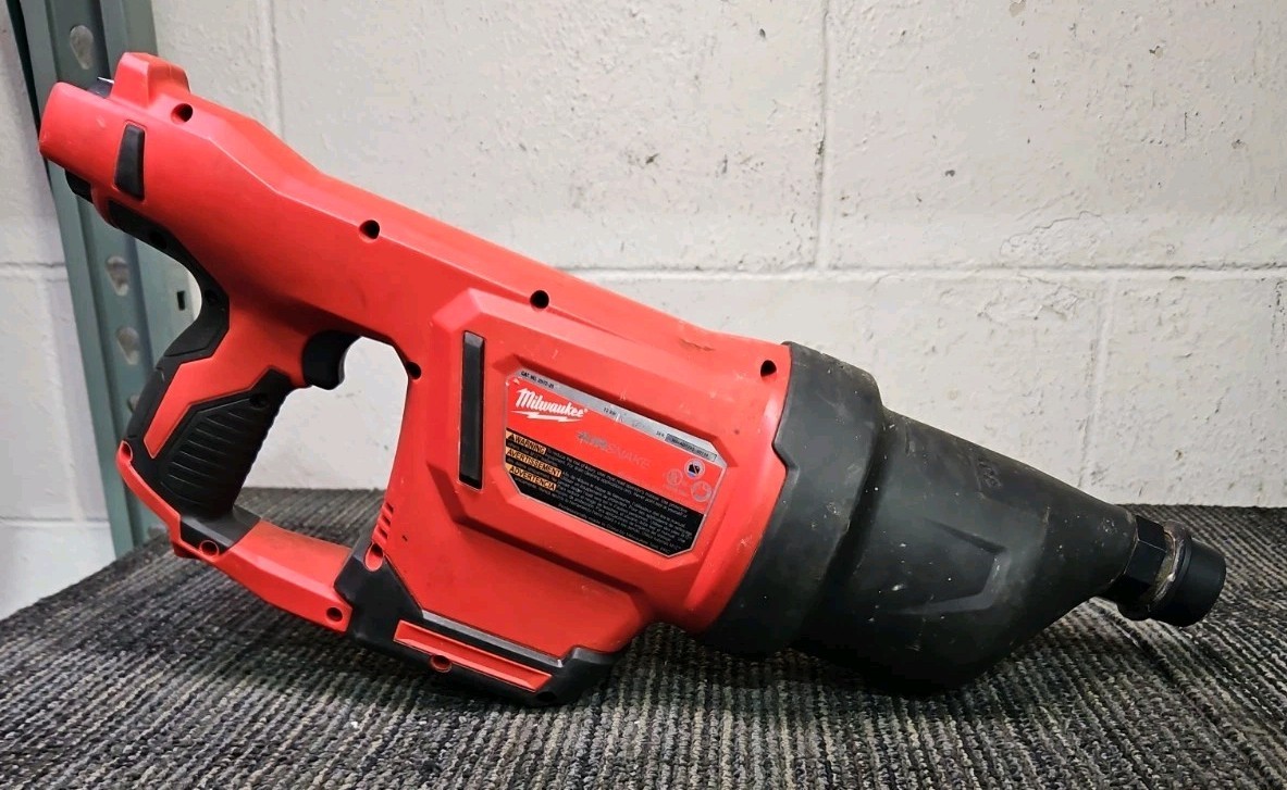 Milwaukee Tools 2572A-21 Air Snake M12 Drain Cleaning Air Gun Kit – READ