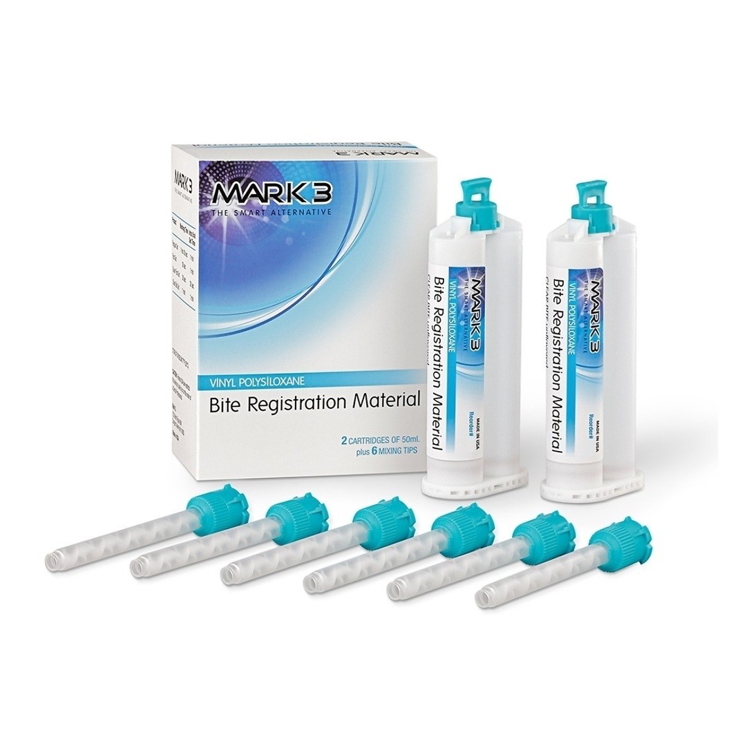 Dental Bite Registration Impression Material FAST SET or REGULAR SET, 50ml MARK3