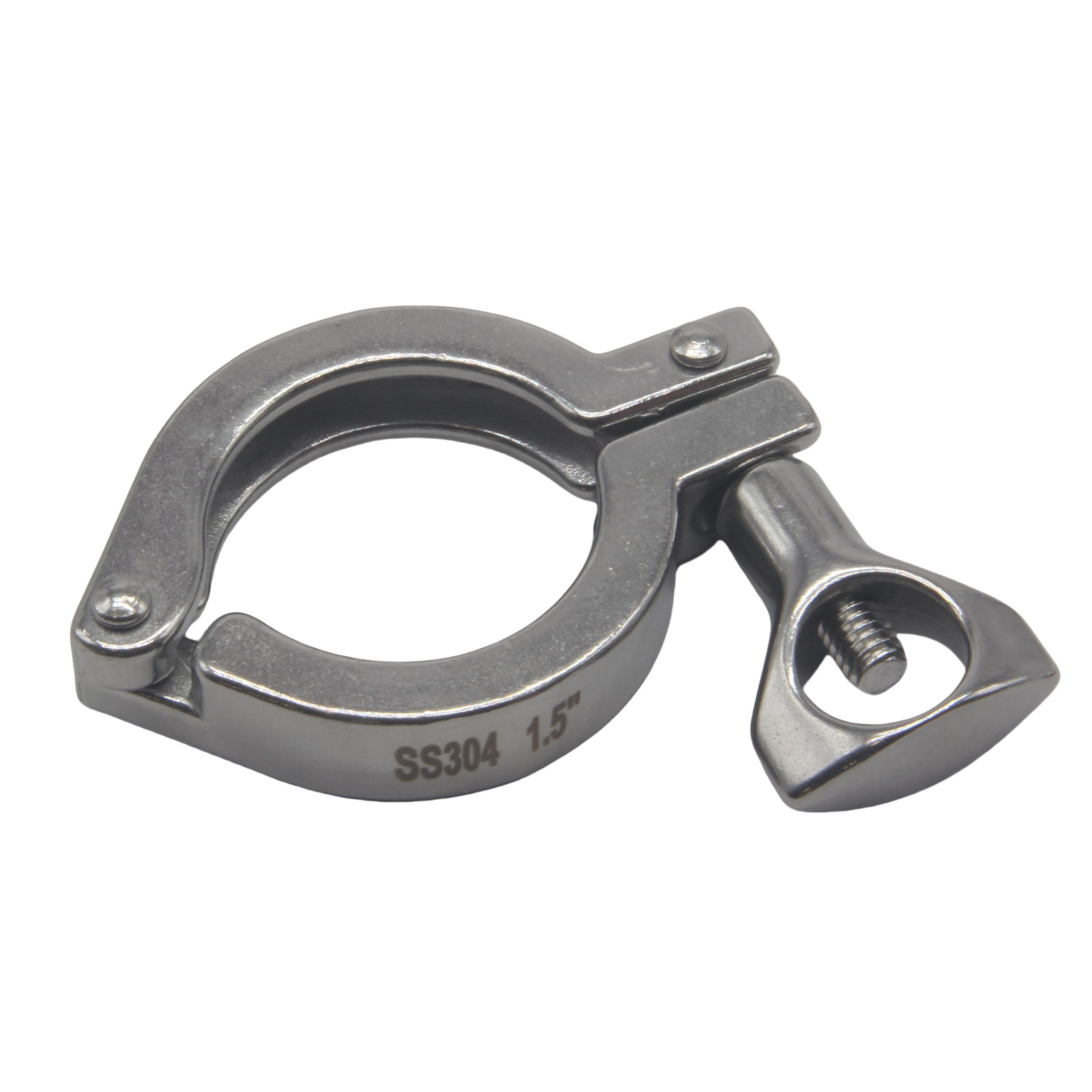 1.5″ Sanitary Tri Clamp, Stainless Steel 304, Single Pin Heavy Duty