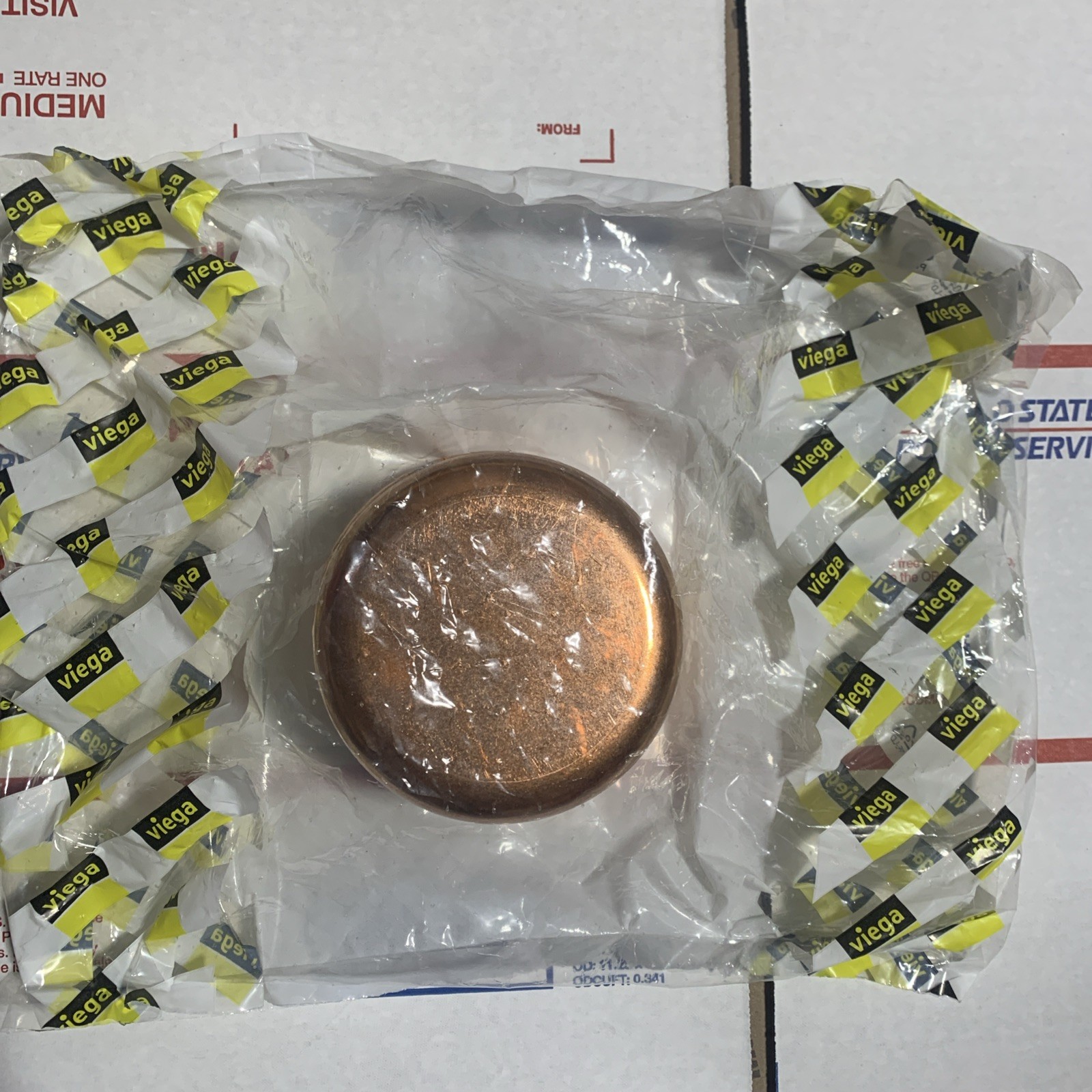 3” 20843 Viega ProPress Cap Copper Tube Pipe P X Cap Fitting Model 0956XL