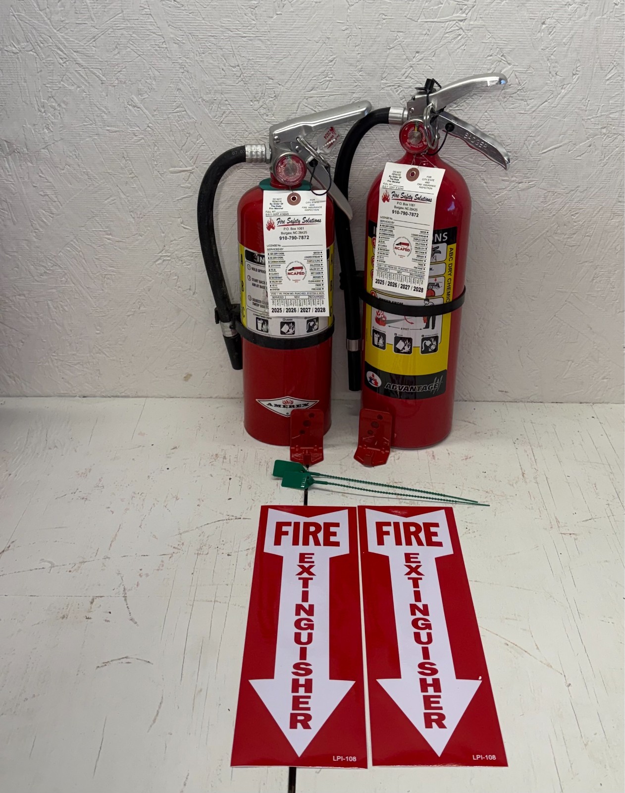Fire Extinguisher – 5Lb ABC Fire Extinguisher – Lot of 2