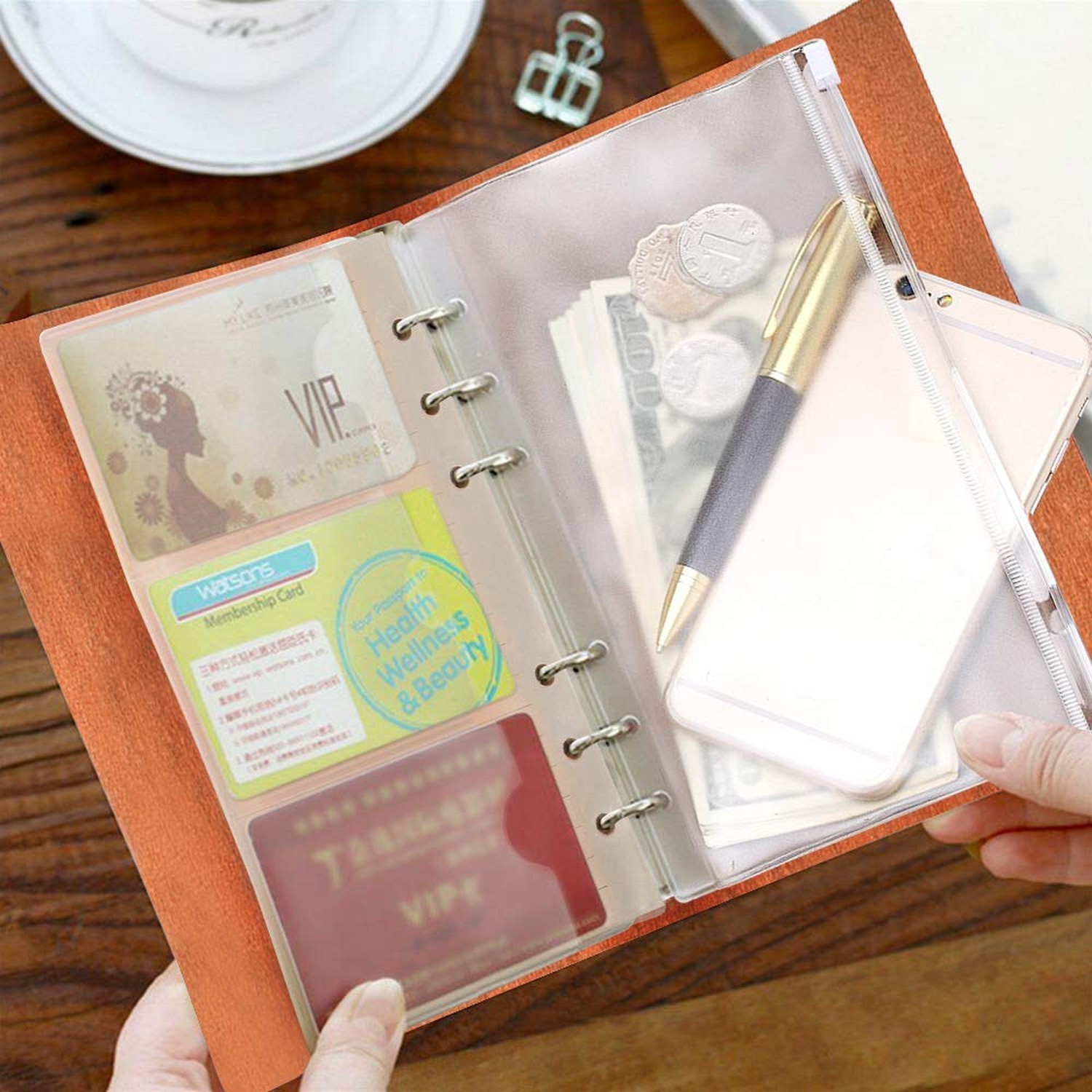 MALEDEN Leather Writing Journal, Refillable Travel Journal Notebook Sketchboo…