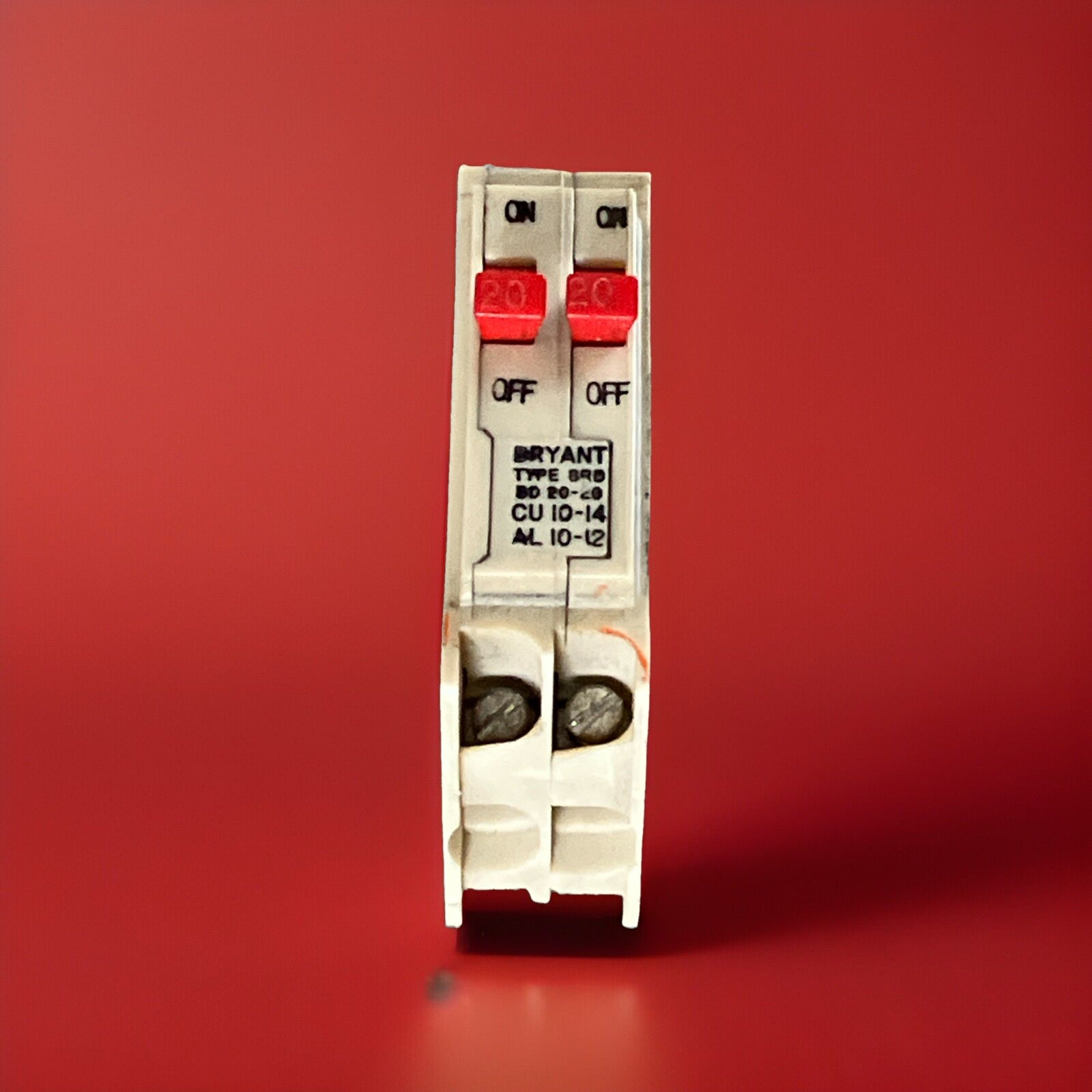 Bryant BD2020 Breaker CTL compliant Rejection Clip 20/20 Amp 10kA White RED