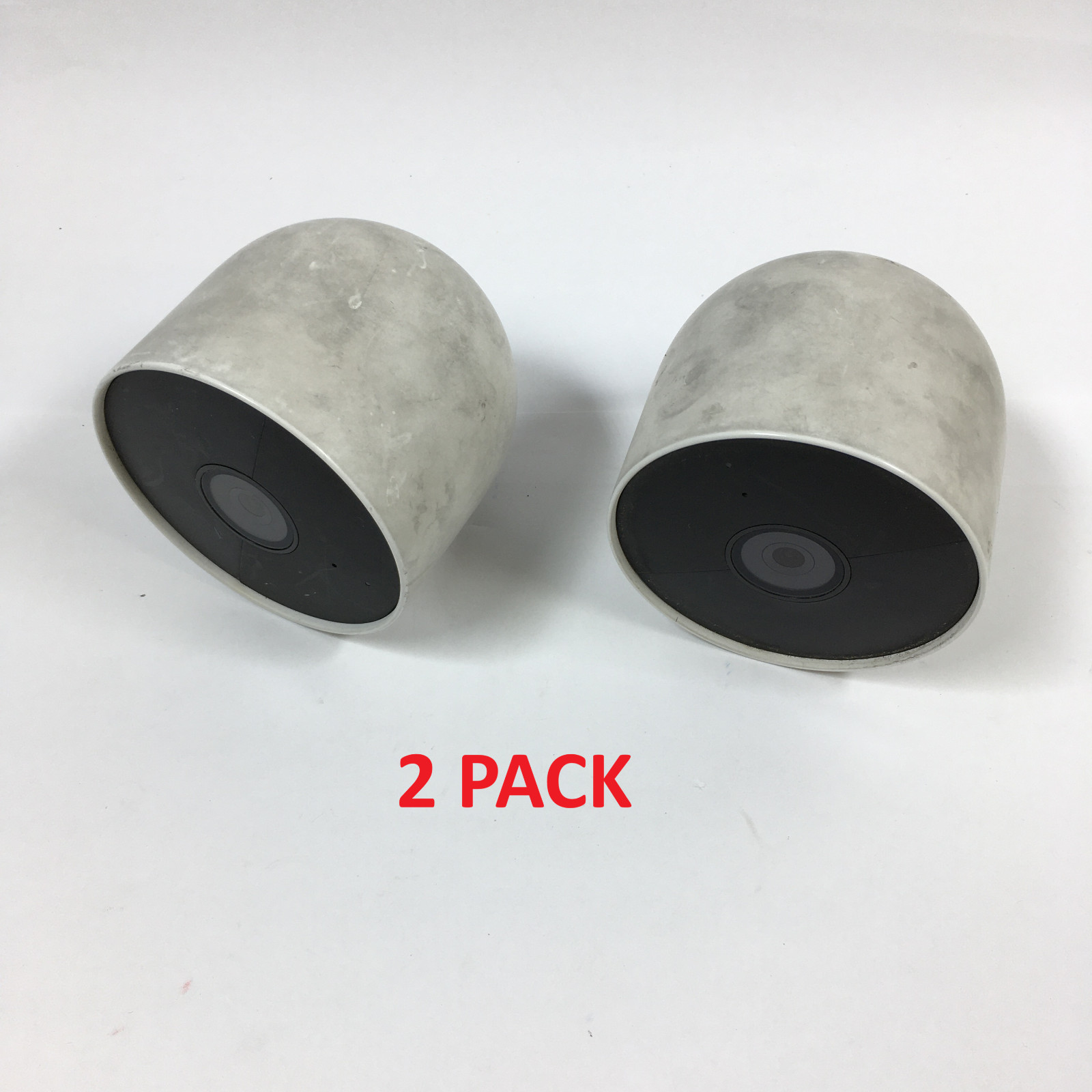 Google Nest Wire Free Security Indoor/Outdoor Camera G3AL9 ACCEPTABLE (2 PACK)
