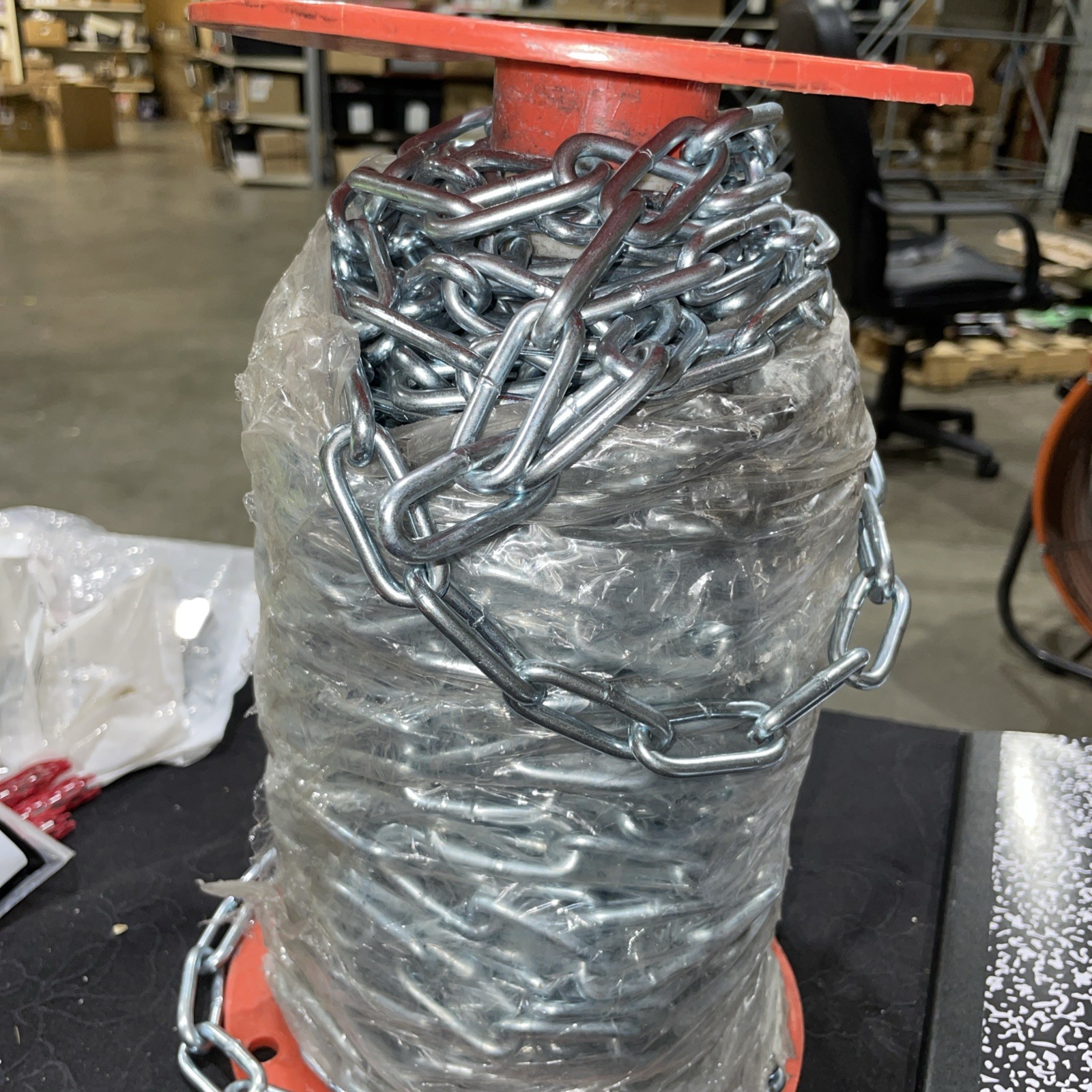 Campbell 0723427 chain 3/0 lock loop 125’ roll new