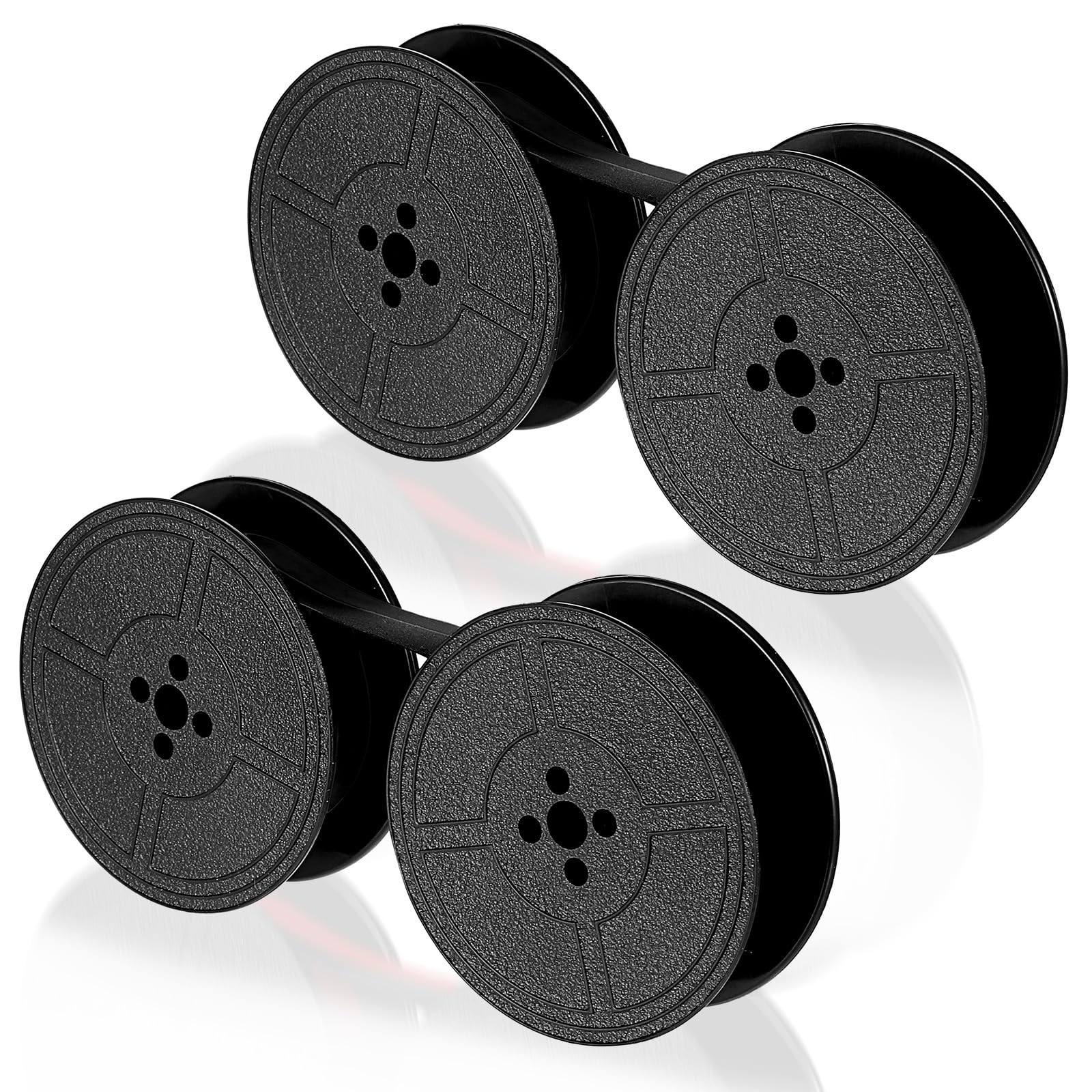 Universal Typewriter Ribbon Twin Spool Replacement Pack – Black Ink (2 Pcs)