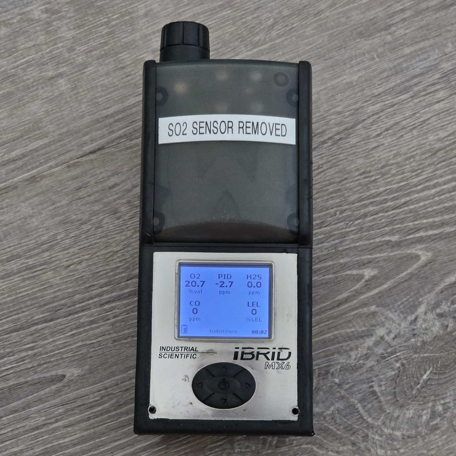 Industrial Scientific iBrid MX6 Pumped Multi-Gas Monitor w/ Charger (READ)