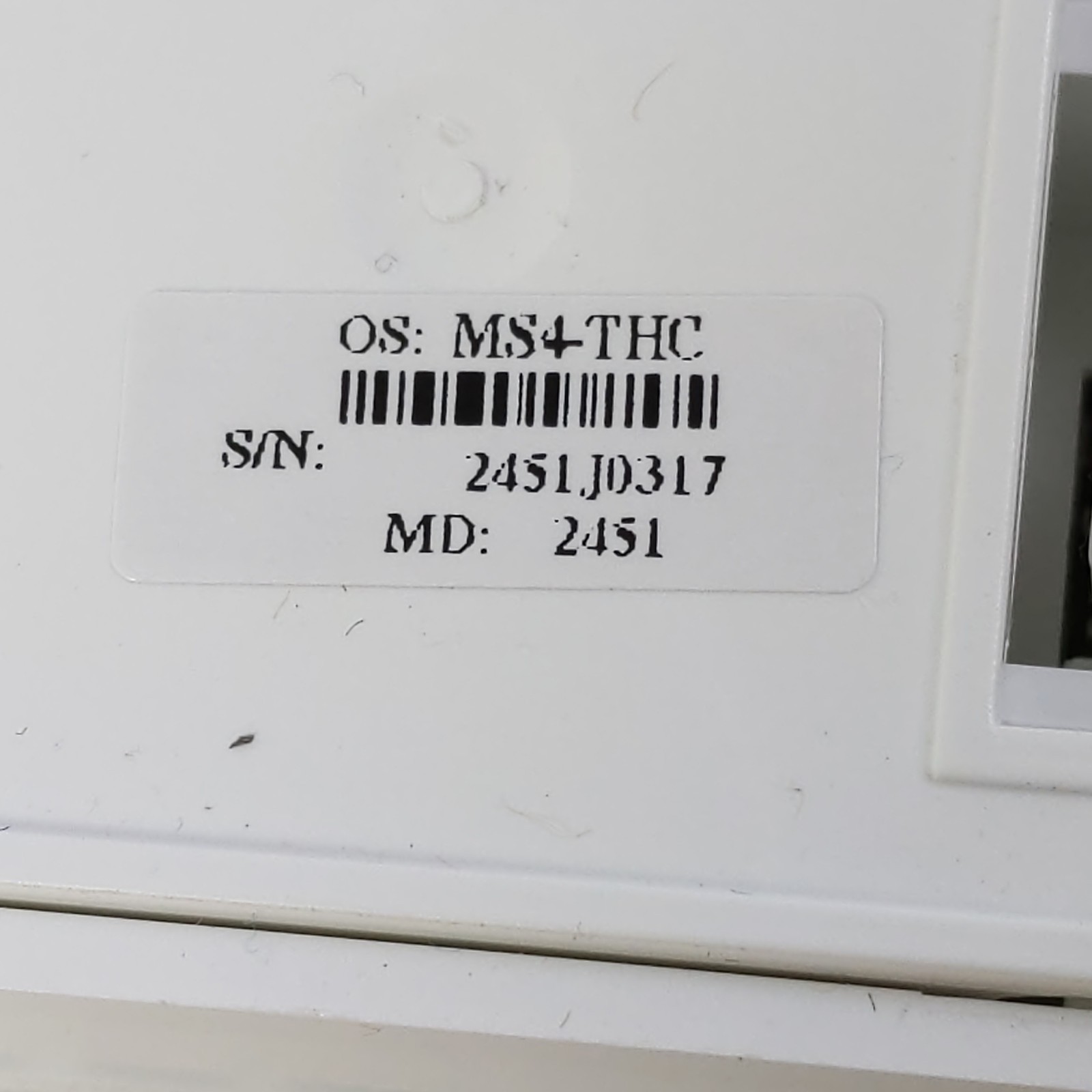 Alerton MS4-THC Microset 4 Wall Sensor, With Temperature Humidity CO2 Sensors