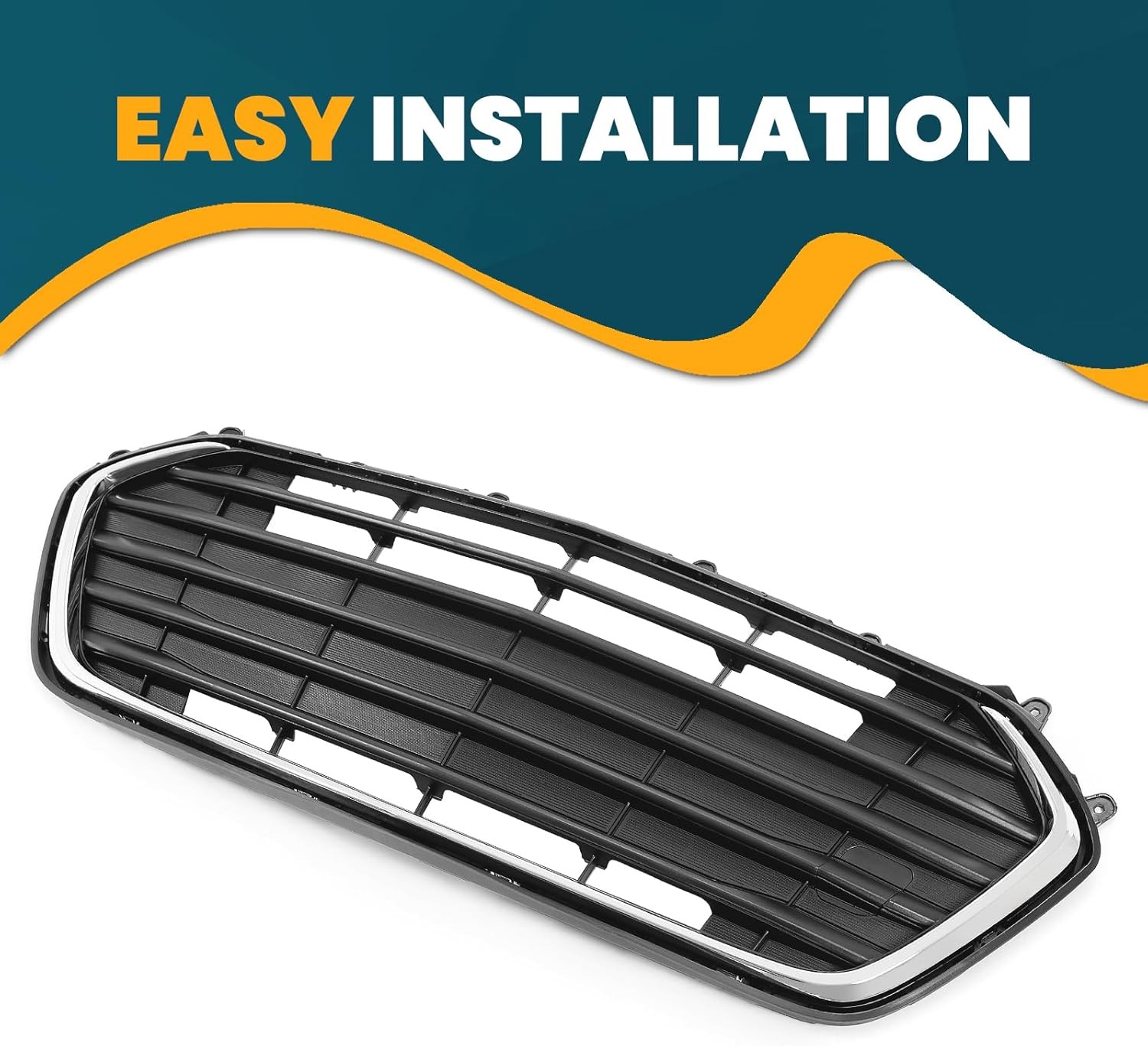 2017-2021 Chevy Trax Front Bumper Grille Black Silver 42519611​