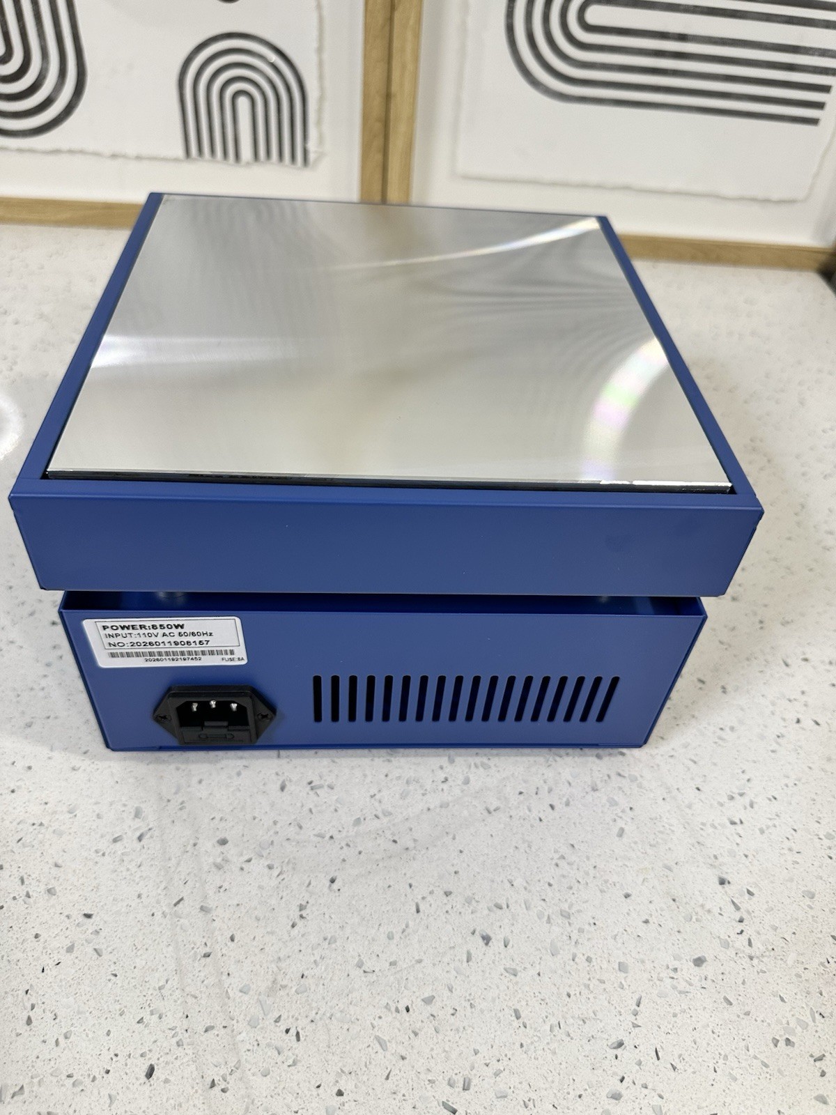 110V 850W Soldering Hot Plate LED Microcomputer Electric Preheat 200X200mm Plate