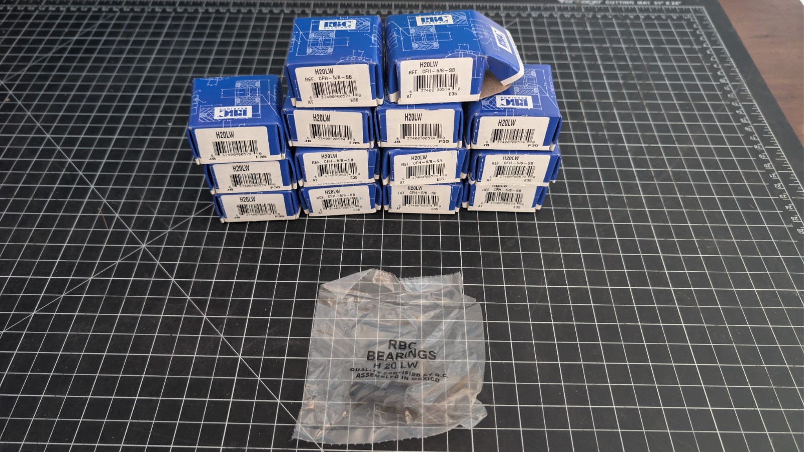 5x New in Box RBC Bearings H20LW Cam Followers CFH-5/8-SB