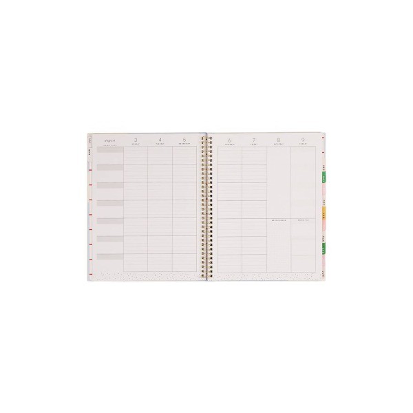 2026-2027 9.375"x11.875" Organized Colorblock Pop Big 12 Months