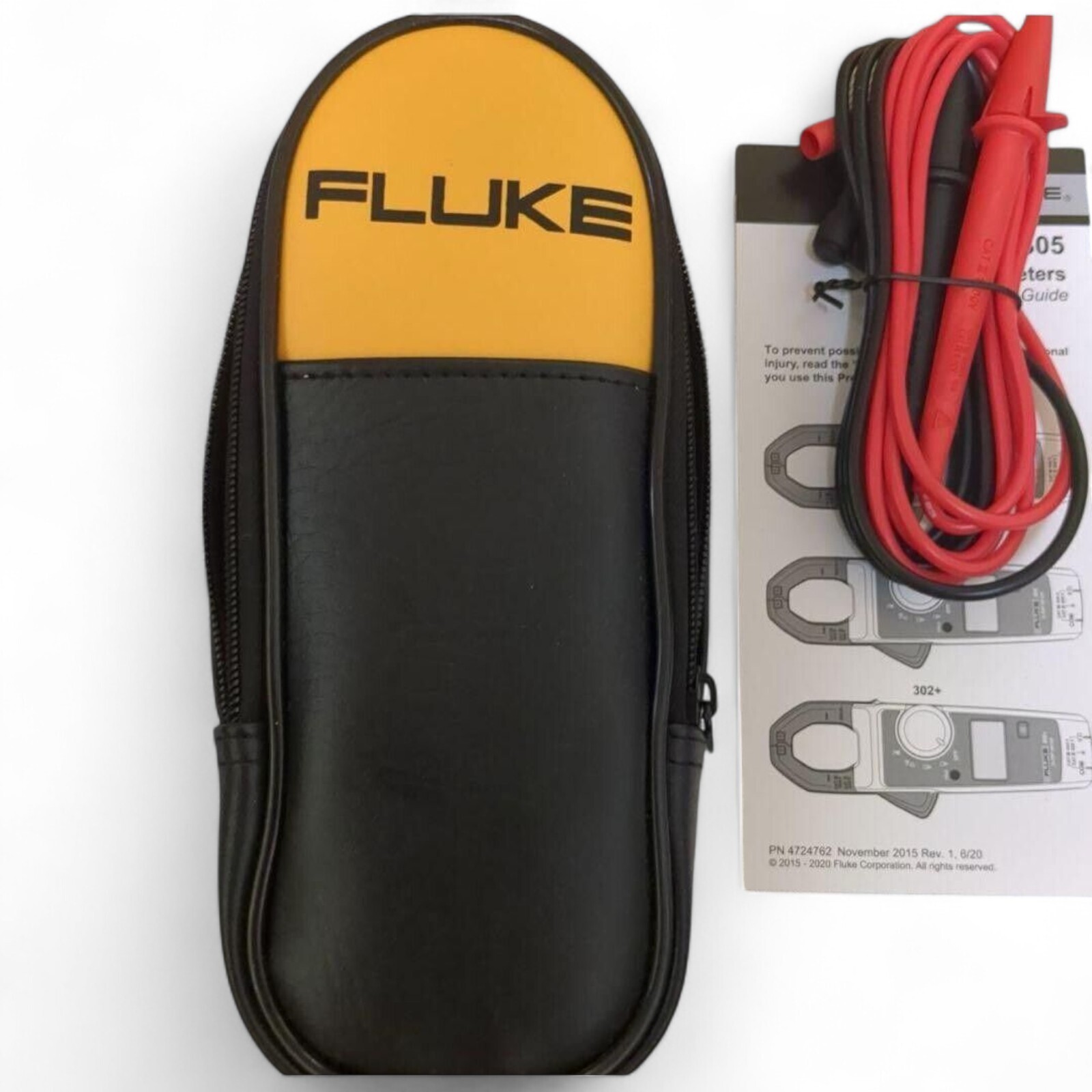 Fluke 302+ Plus Digital Clamp Meter Tester AC / DC Volt Amp Multimeter AC400A