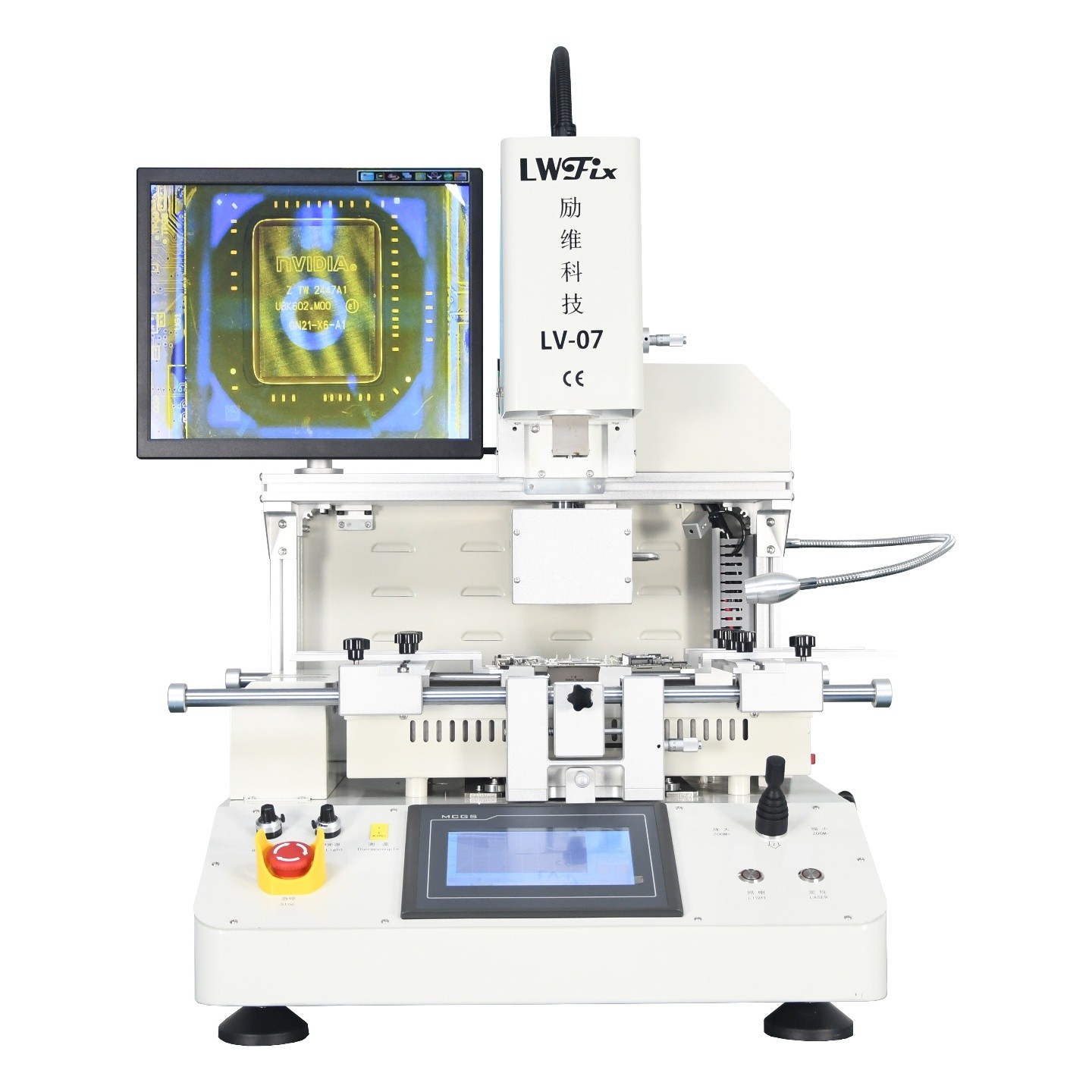IR 15000 Optical Alignment BGA Rework Station Infrared Heating Repair Station EU