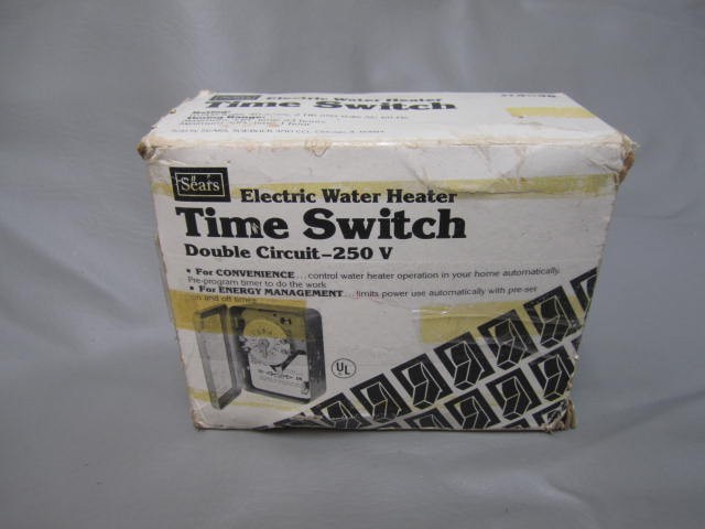 Sears Electric Water Heater Heavy Duty Time Switch Electrical Timer Model: 5898
