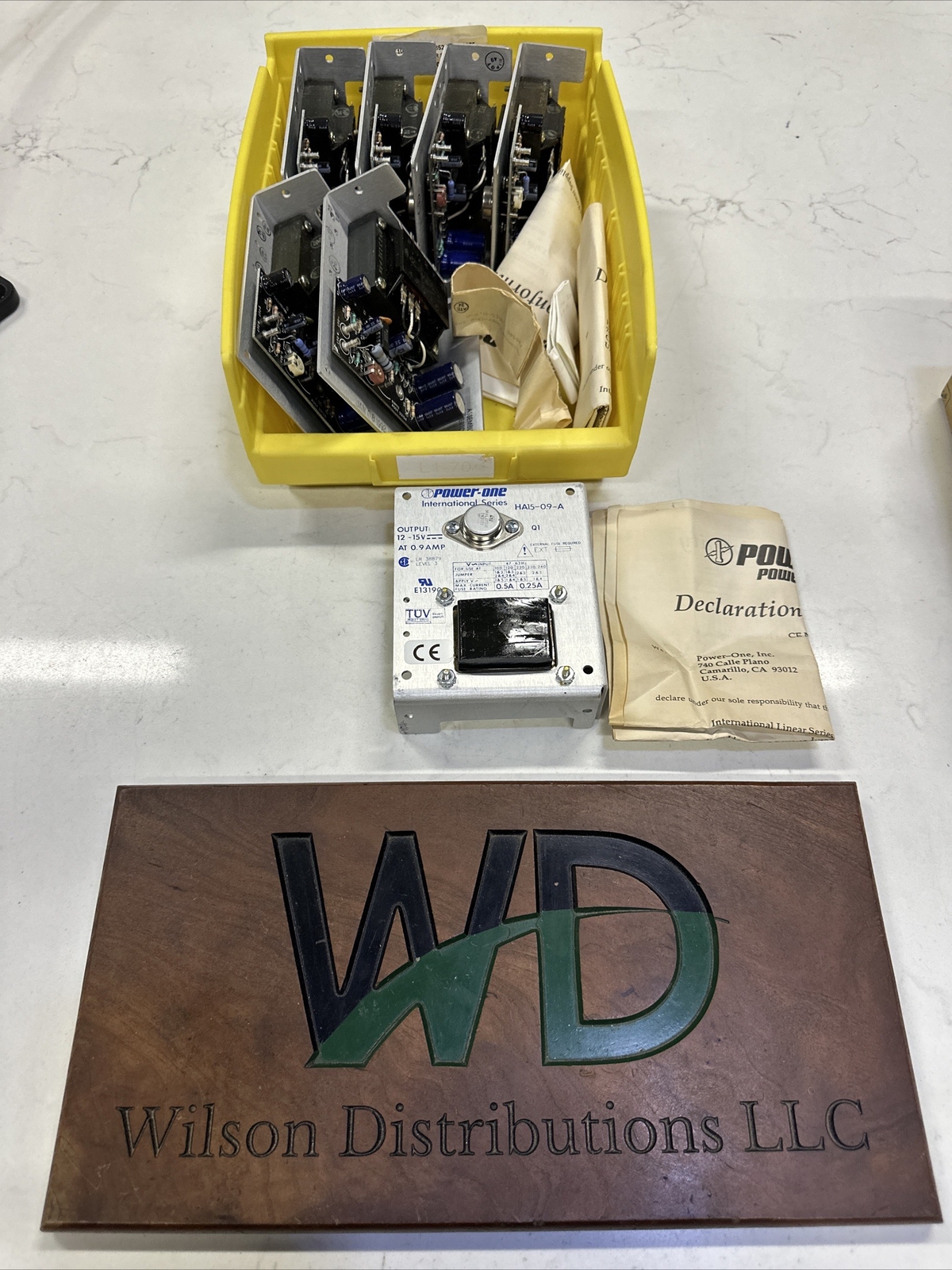 POWER ONE HA15-0.9-AG POWER SUPPLY 12-15VDC 0.9A HA15-0.9-A (1D3)