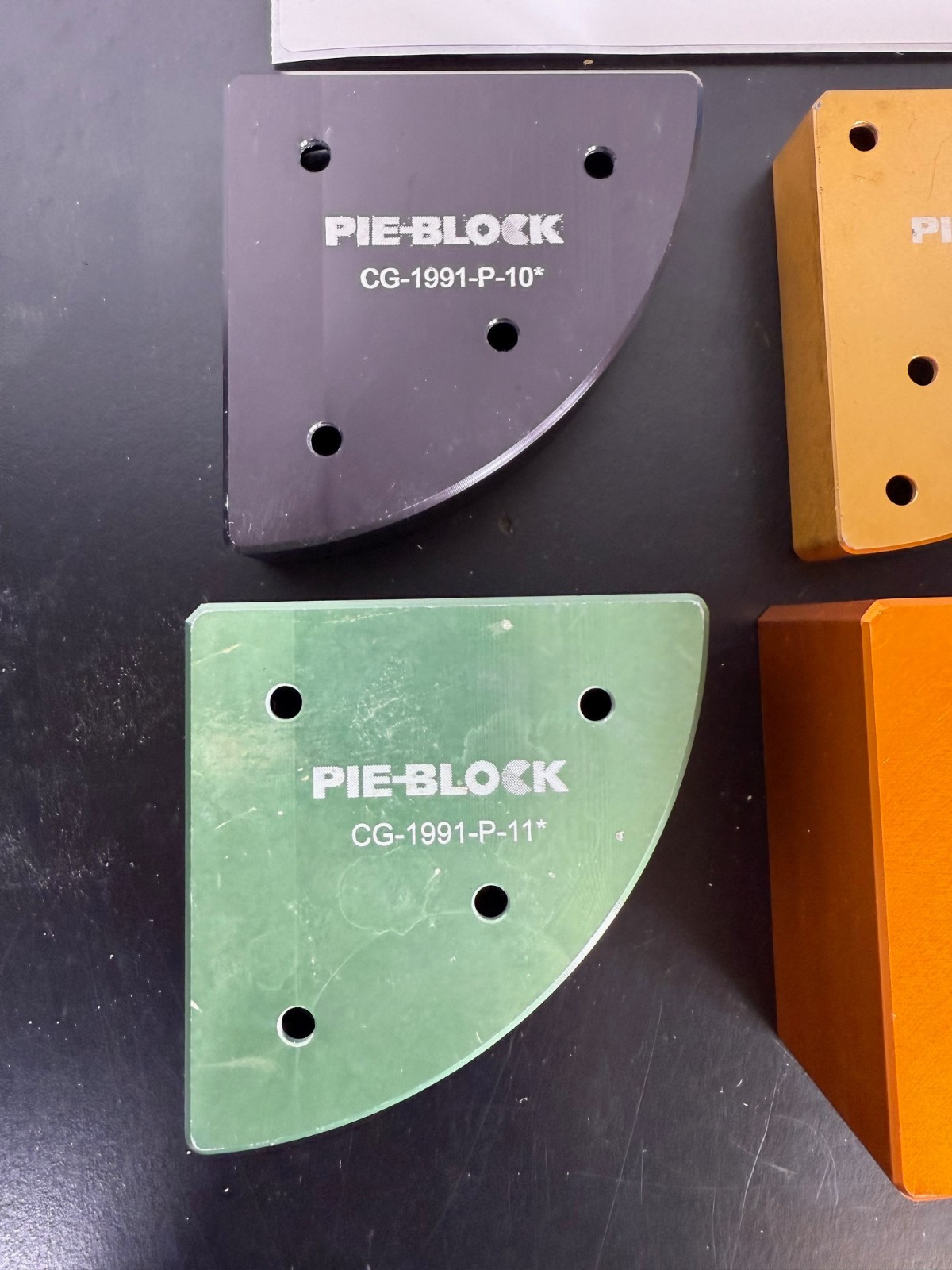 Chemglass CG-1991-P Tray & 6 Different Pie Blocks REACTION BLOCKS SYSTEM, BEST!