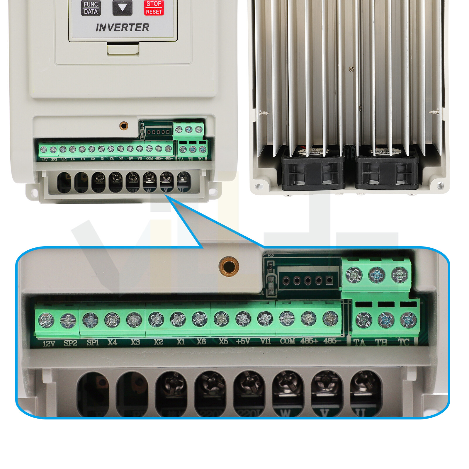 Variable Frequency Driver 5HP 220V 4KW Interver VFD Single to 3 Phase Output