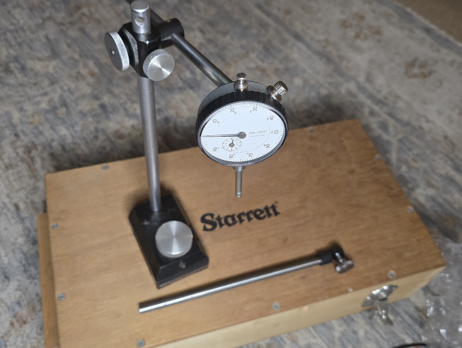 Hermann Schmidt Precision Tools Surface Gage Stand And Calibrated Drop Gage