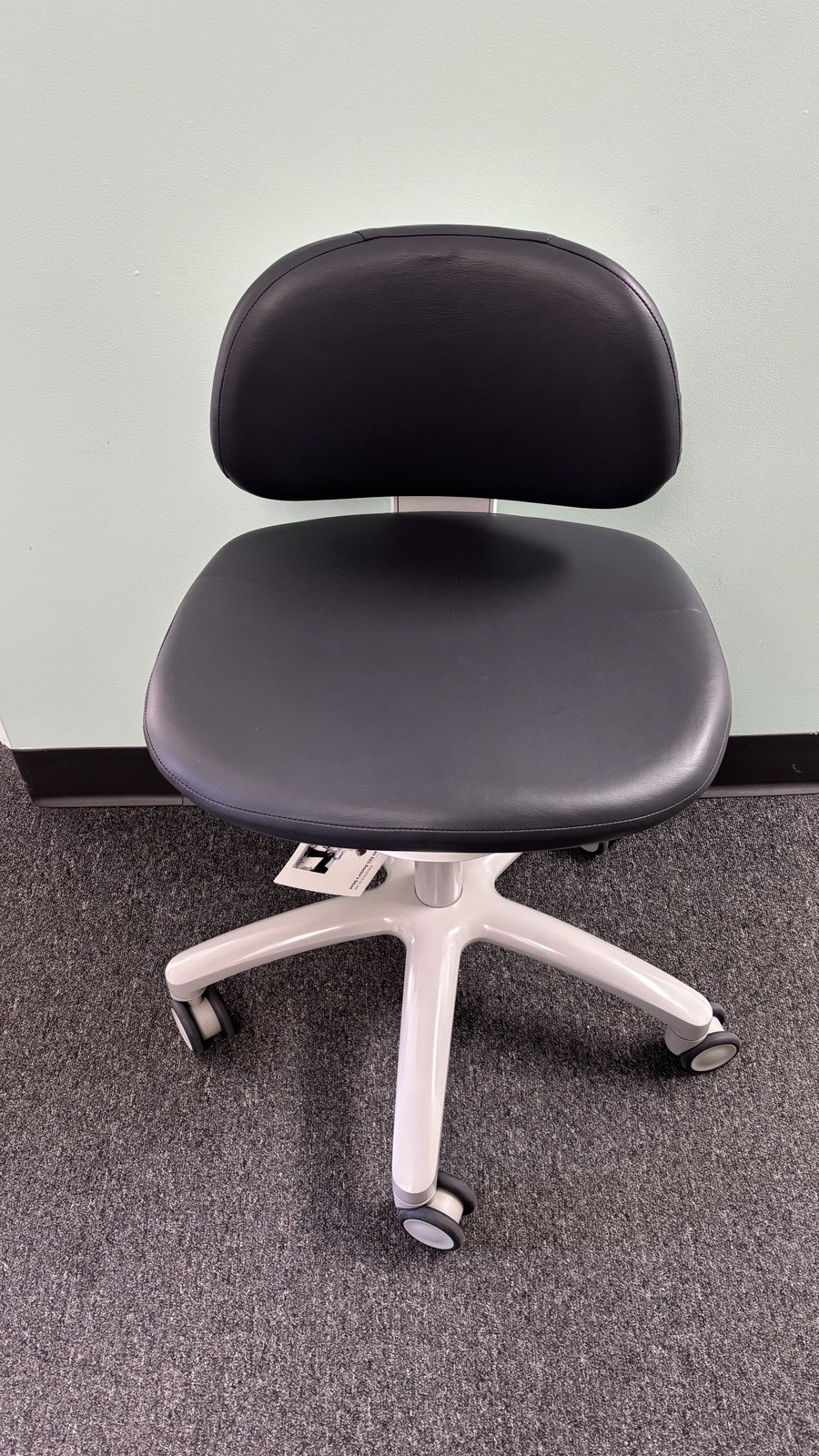 Brand New Dark Grey Adec A-dec 521 Doctor Stool with Adjustable Height and Tilt
