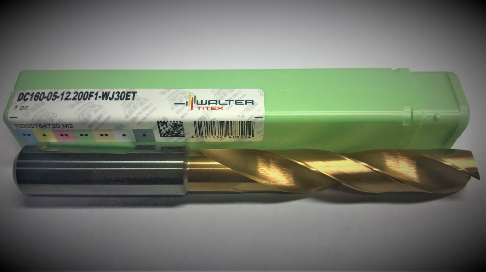 Walter Titex solid carbide drill internal cooling DC160-05-12.200F1-WJ30ET Ø12.2