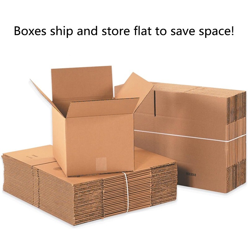 12 x10x8 inches, 5/10/15 pack | Corrugated cardboard box for packaging, shipping