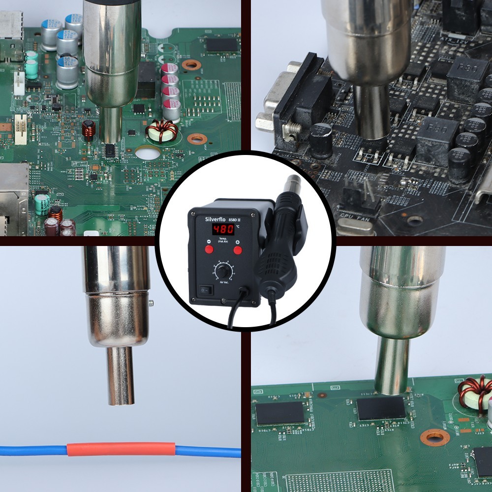 Digital Soldering Station SMD Welder Rework station Heat Hot Air Gun