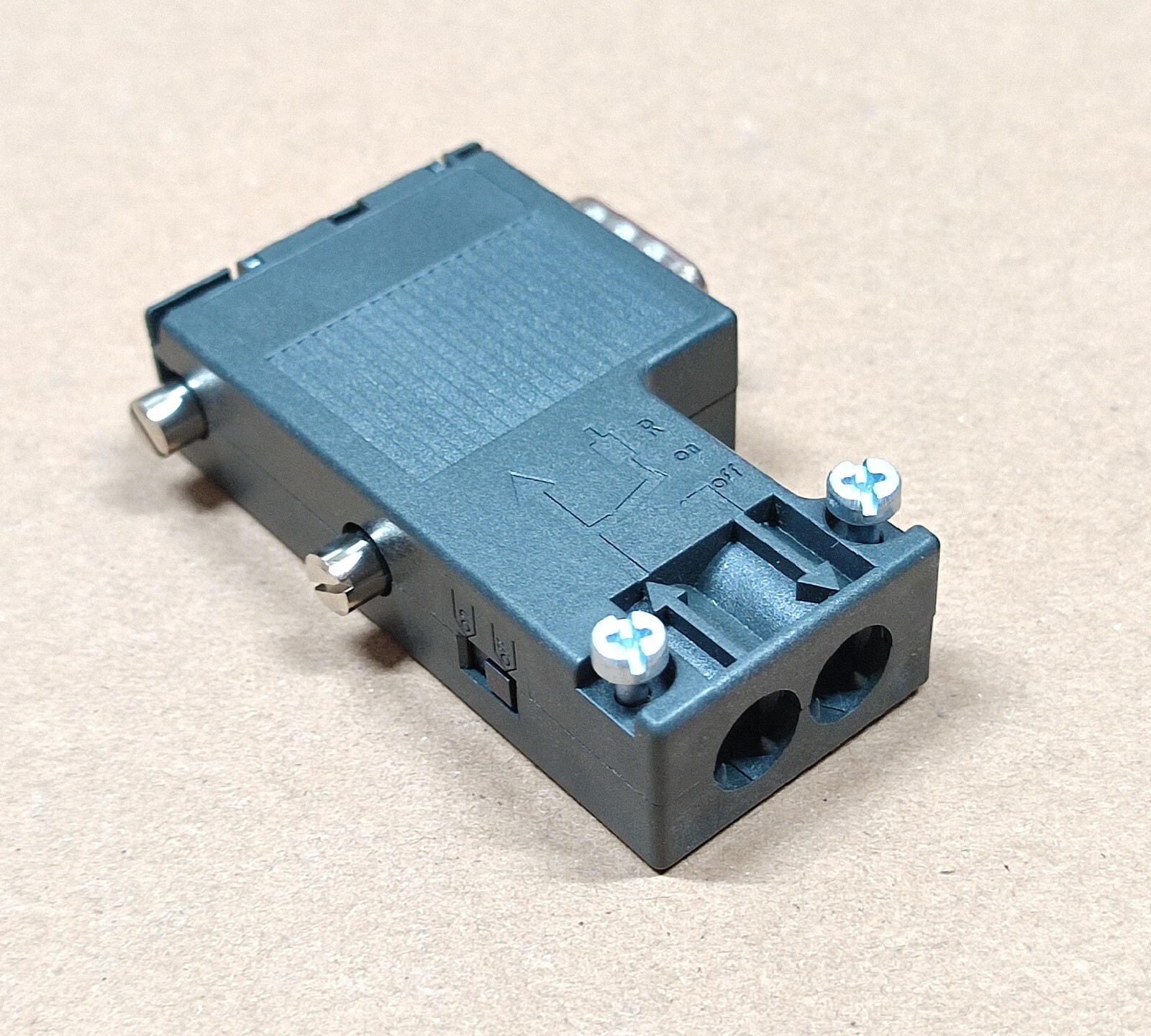 LOT OF 4 6ES7 972-0BA12-0XA0 SIEMENS PROFIBUS DP BUS CONNECTOR 6ES7972-0BA12-0X