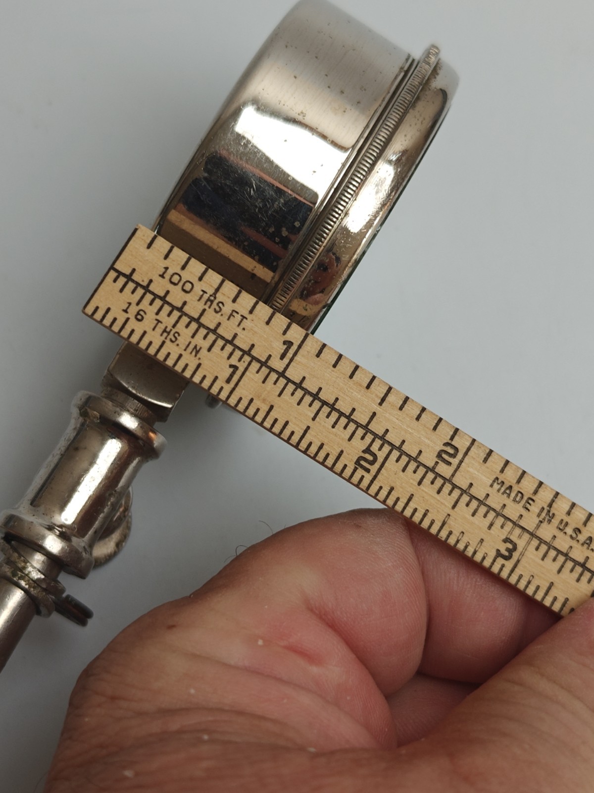 Ashcroft Carbonation Gauge 3″ Range: 0-110# Test Valve. Bridgeport Conn. U.S.A