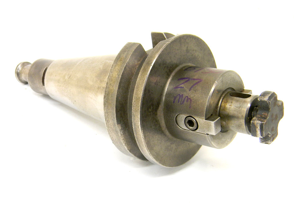 USED LOFAB BRAND BT50 SHELL MILL ARBOR 27.00mm SMA x 2.87″ Gage x BT-50