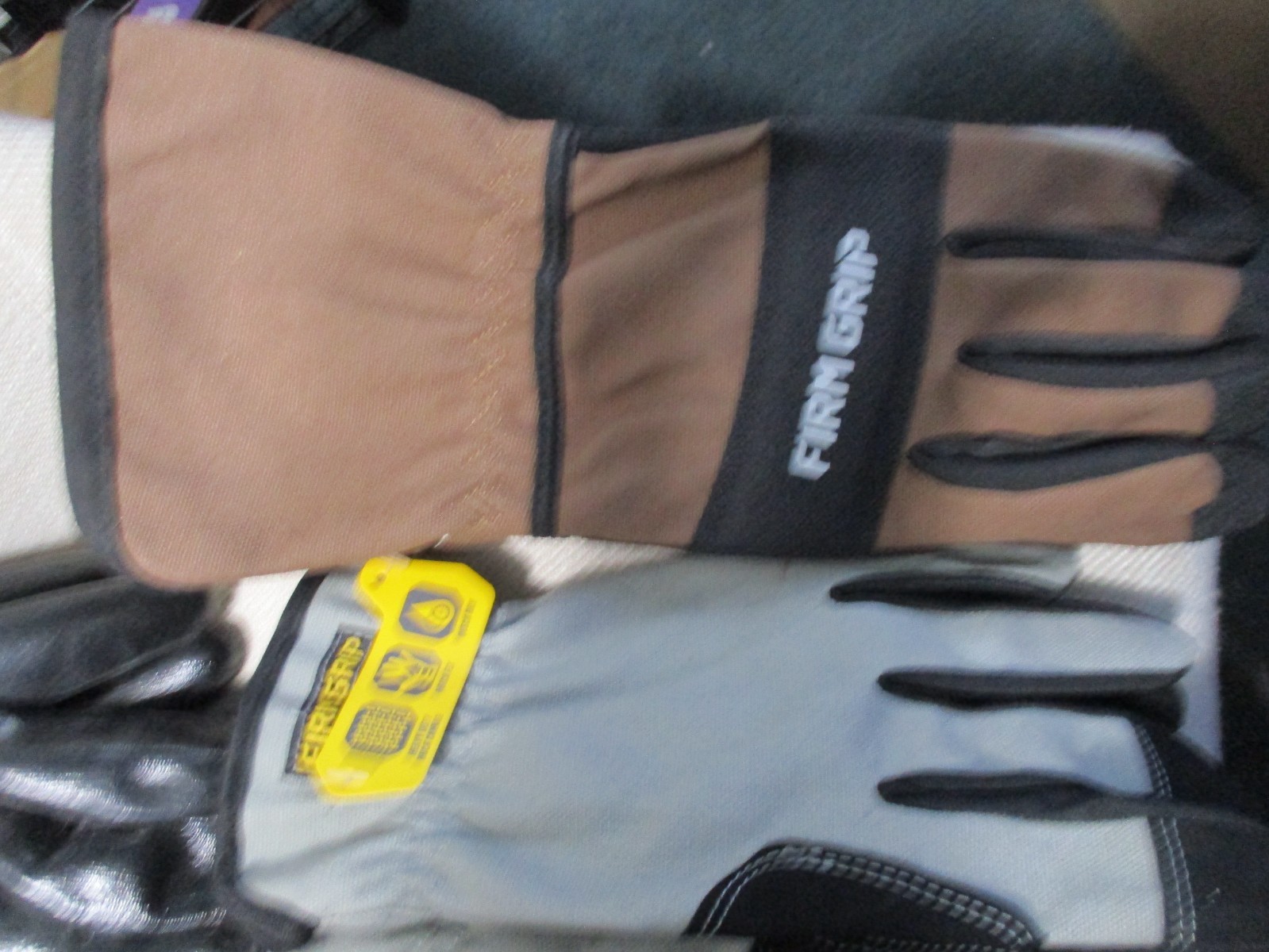 14 Pair Assorted Firm Grip, Husky Large Work Garden Gloves