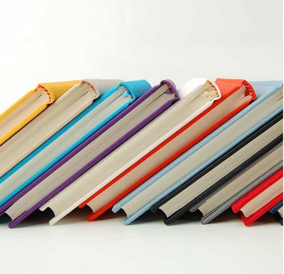 Semikolon A4 Classic Linen Cover Notebook 8.5 X 12 Inches, 144 Lined Pages Lime