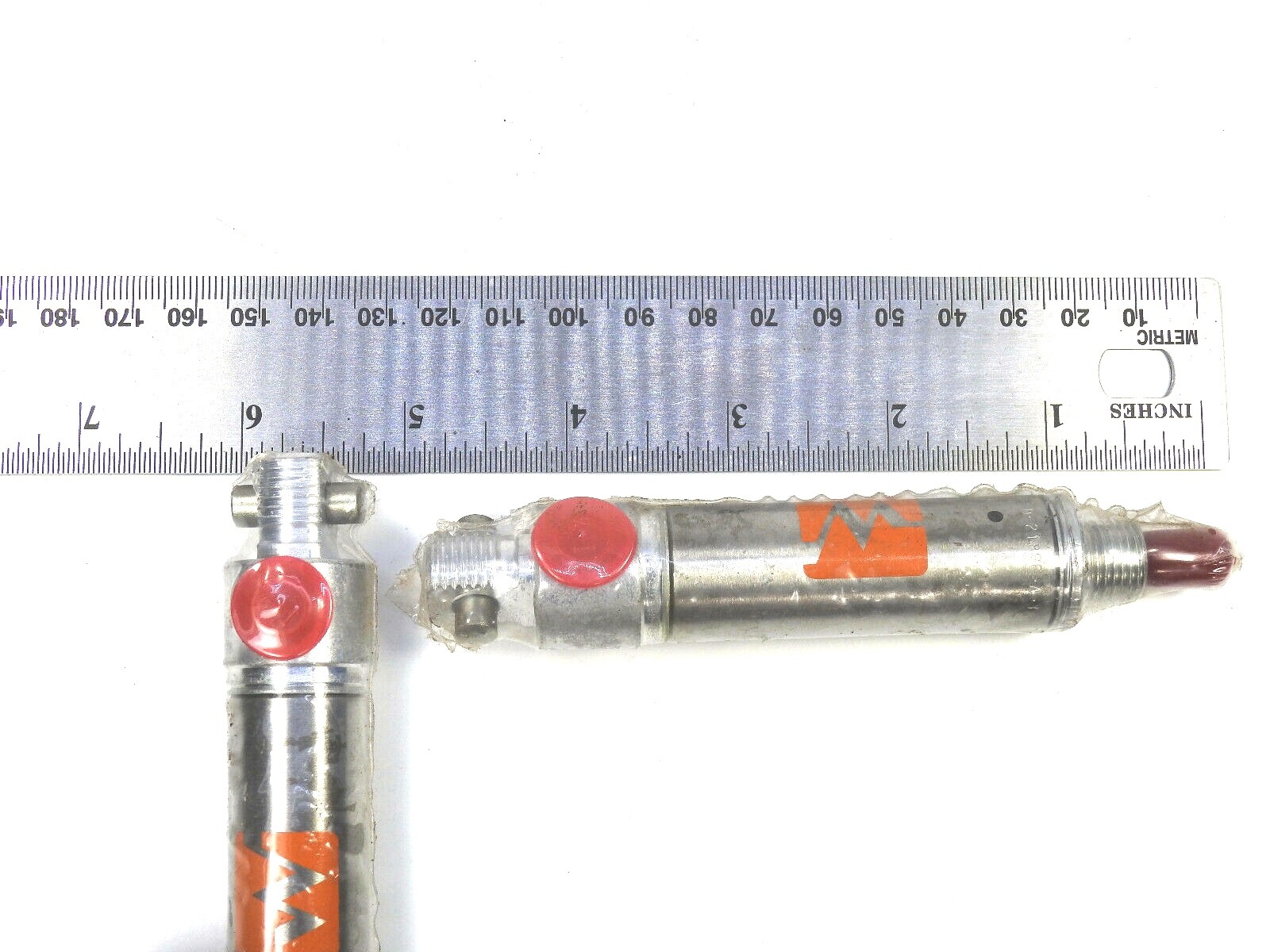 (2) Bimba Stainless Air Cylinder D-21866-A-1 ST Head