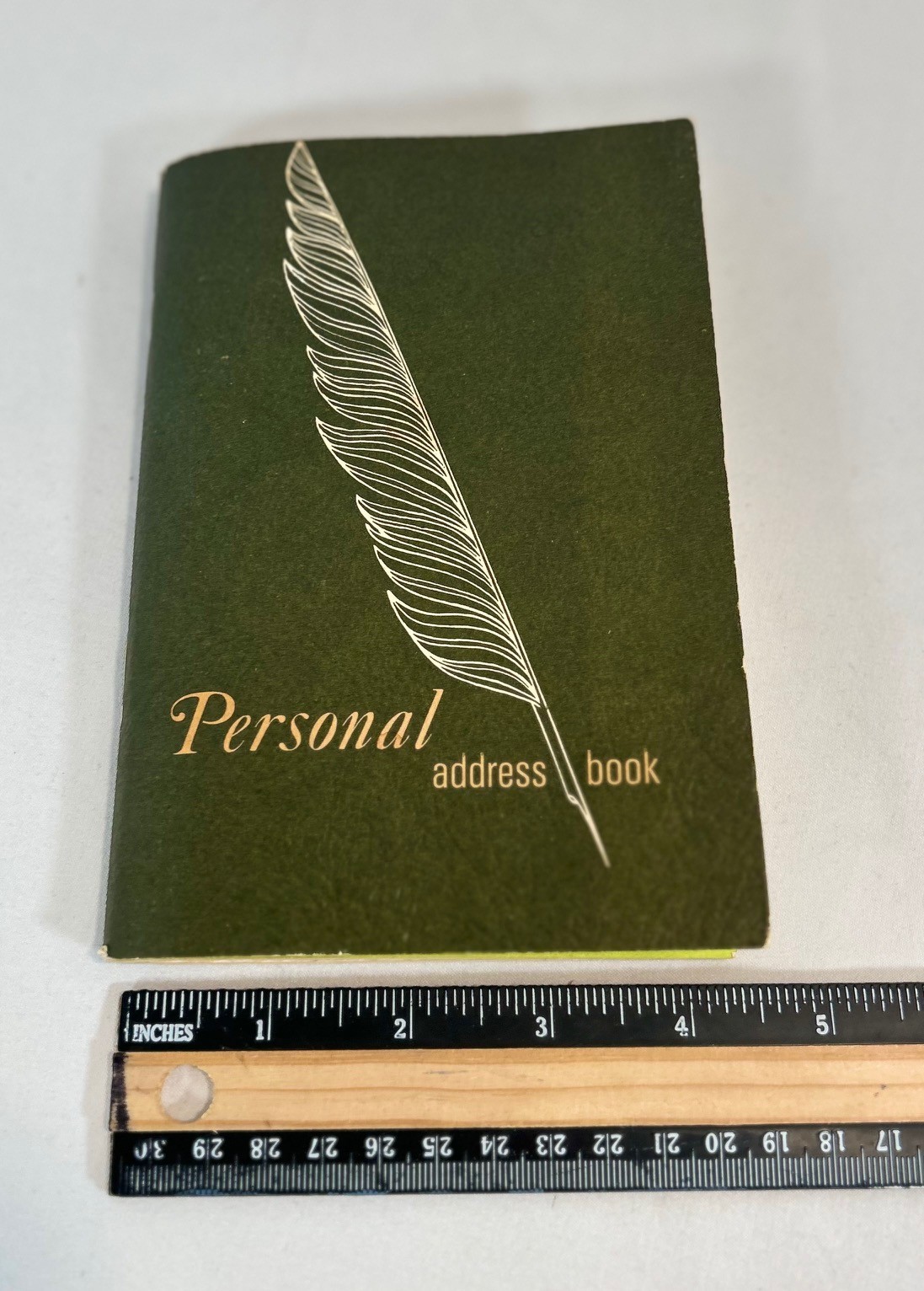 Vintage Personal Address Book Scrapbooking Junk Journal Ephemera Stationary