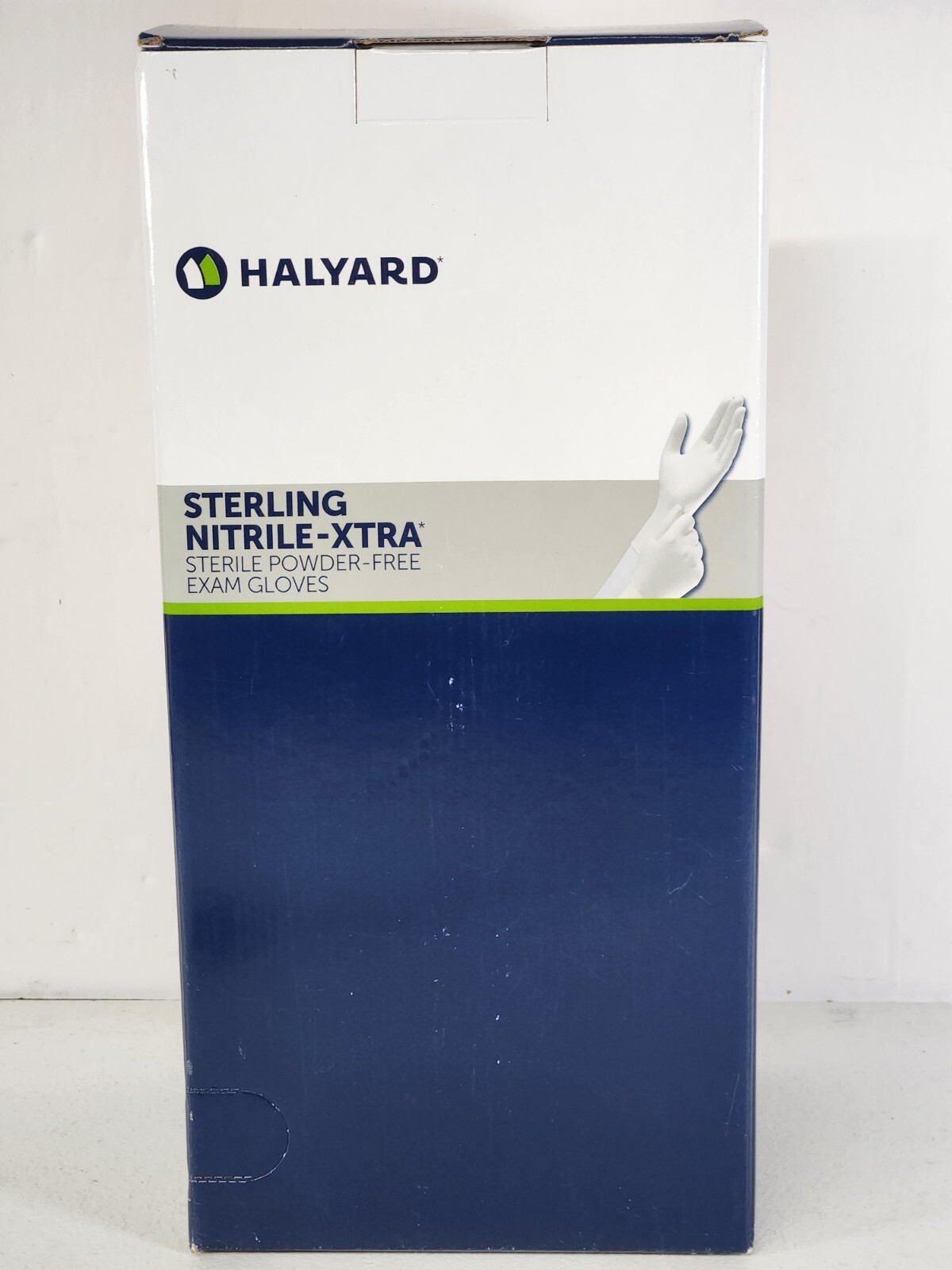 Halyard 33029 Nitrile Xtra Sterile Gloves Medium Powder Free 100 Exp 2027