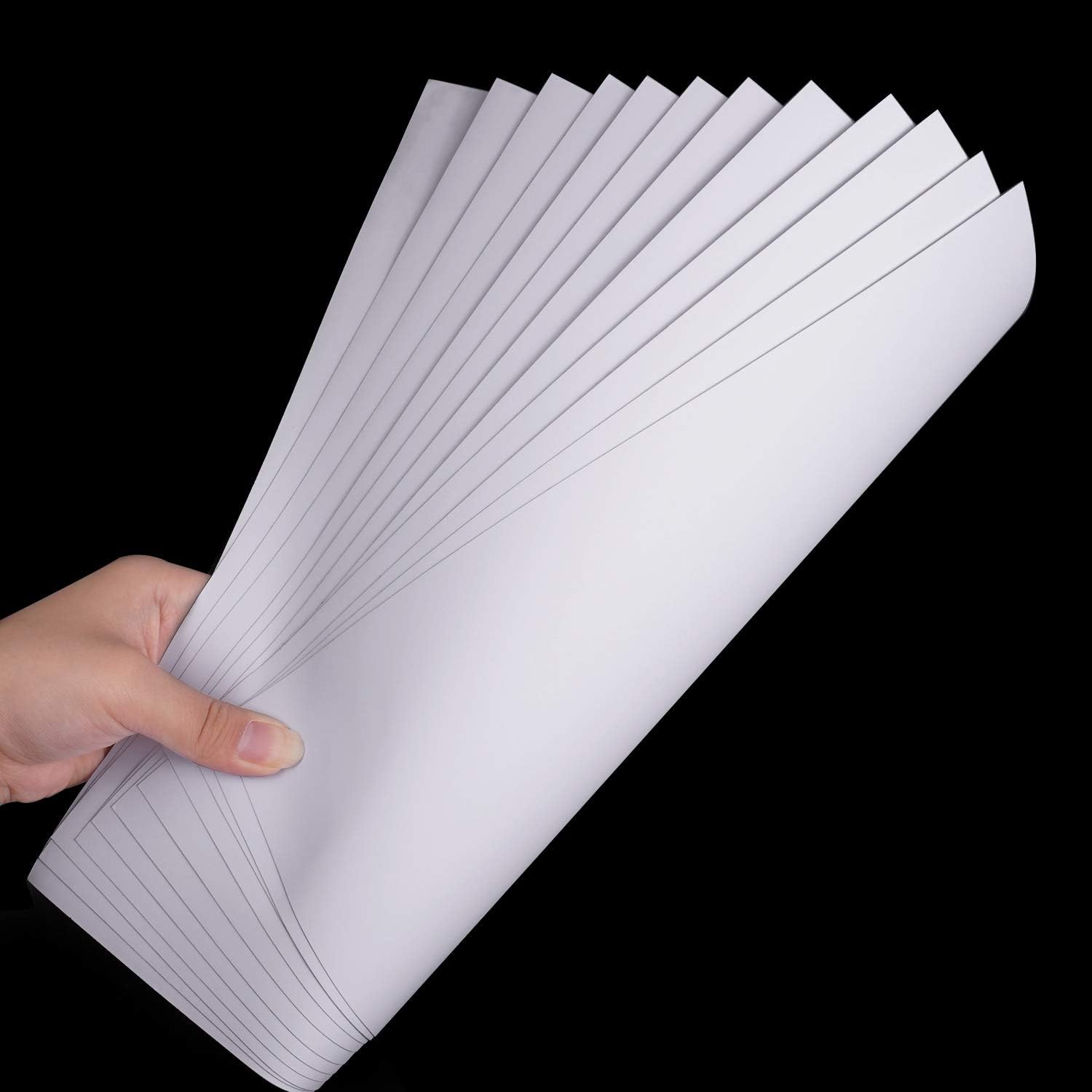 Premium Printable Vinyl Sticker Paper for 8.3 x 11.7, Matte White-25 sheets