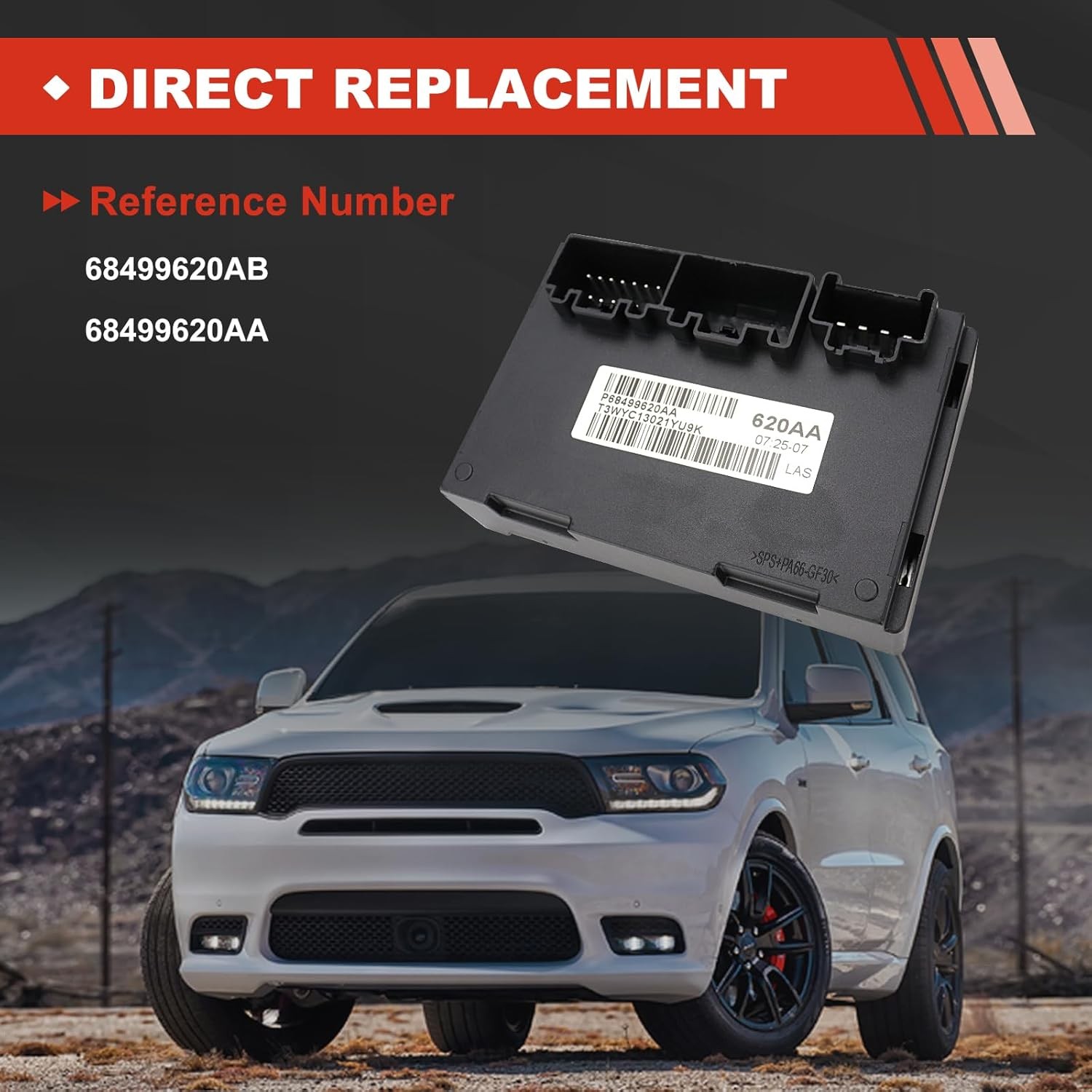 Transfer Case Controller Module 68499620AB for Jeep Grand Cherokee 2021, WK 2022