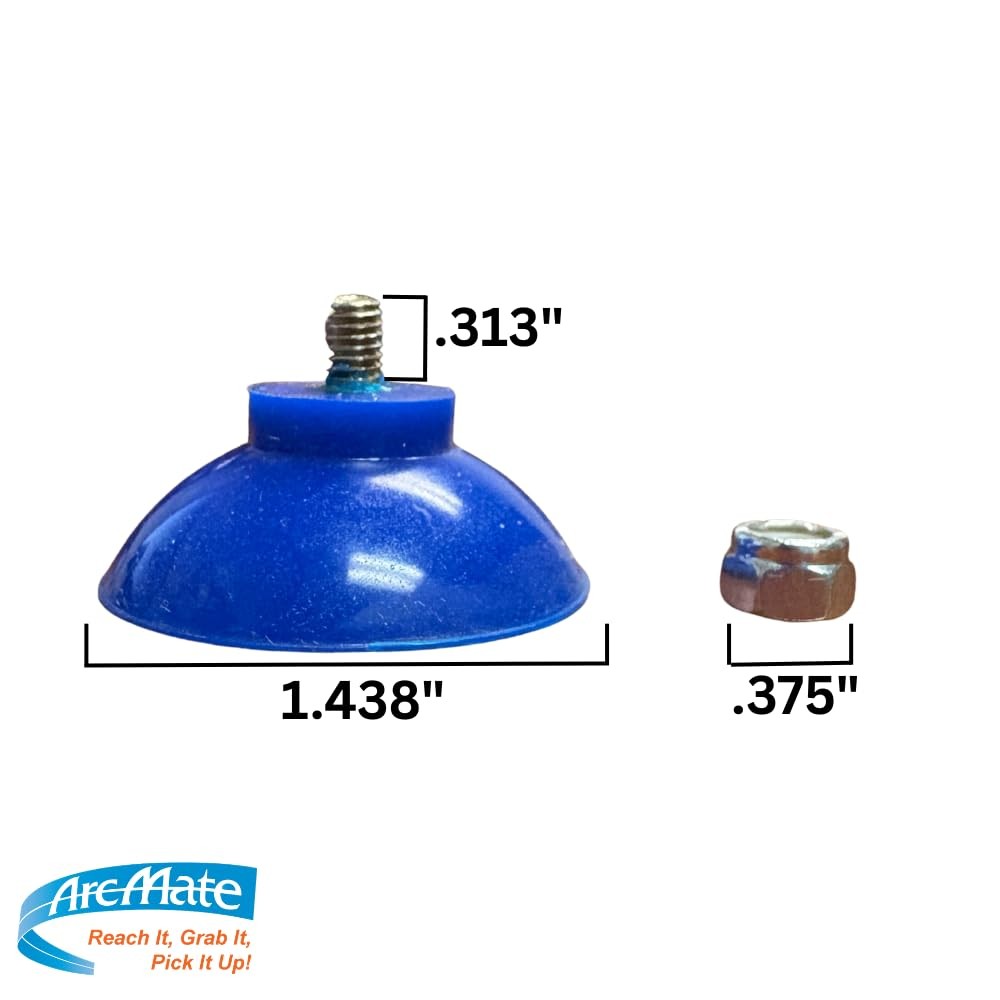 ArcMate EZ Reacher Replacement Gripper Cups – Food Safe 2 Pair (Pack of 1)
