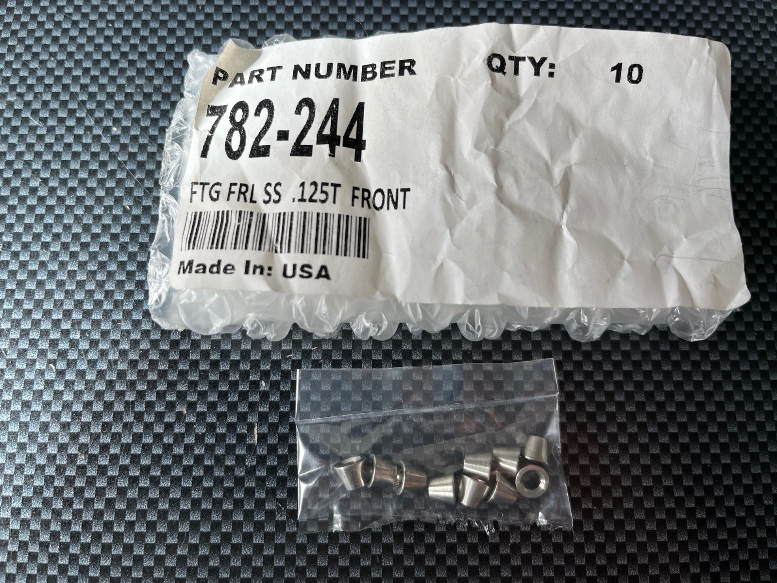 Leco Corporation, 782-244 Front Ferrule for CHN628, 828, and 928 Series, Qty 10