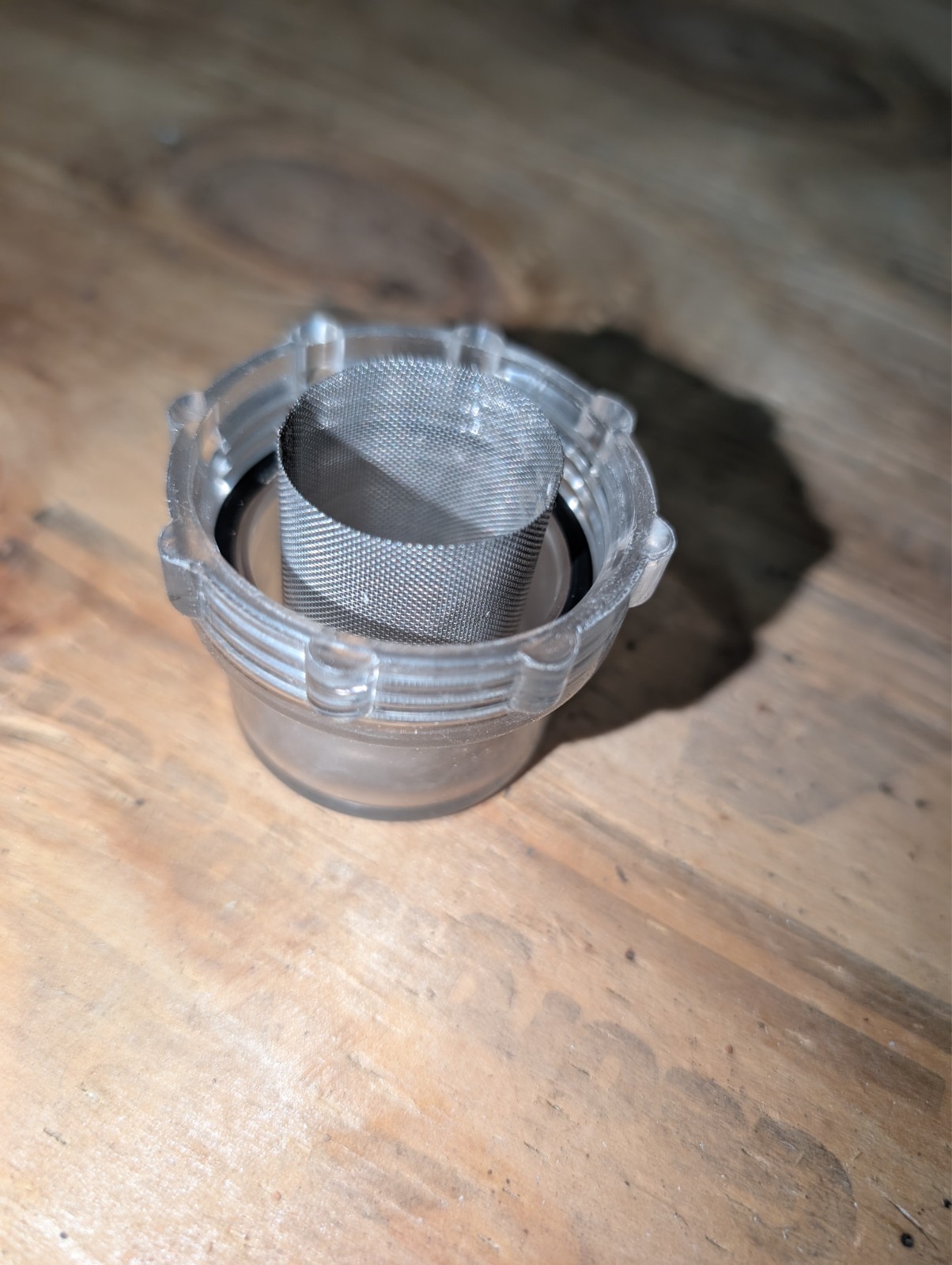 Windsor Karcher iCapsol CRB parts: Clear Plastic filter cap cover + mesh strain