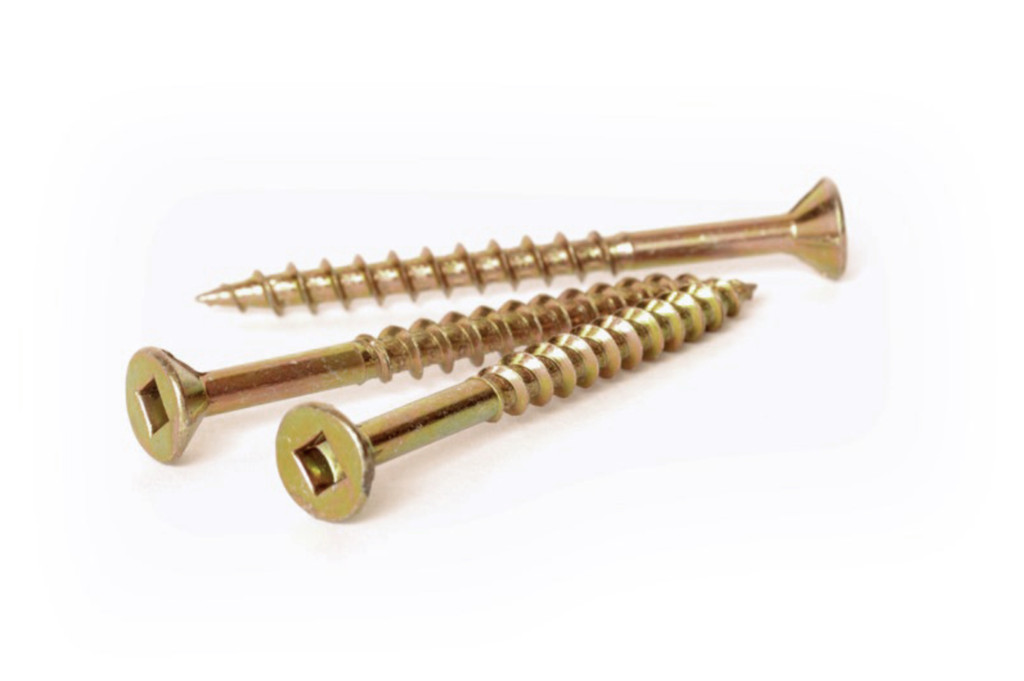 Square Bugle Head #8×3″ Coarse Thread Exterior Zinc Yellow Screw (1000)