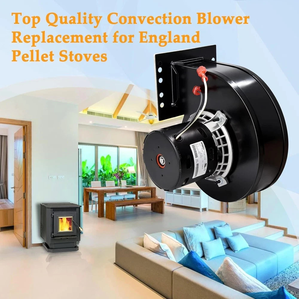 PU-076002B Exhaust Blower & PU-4C442 Convection Blower Fan Kit for Englander 25-