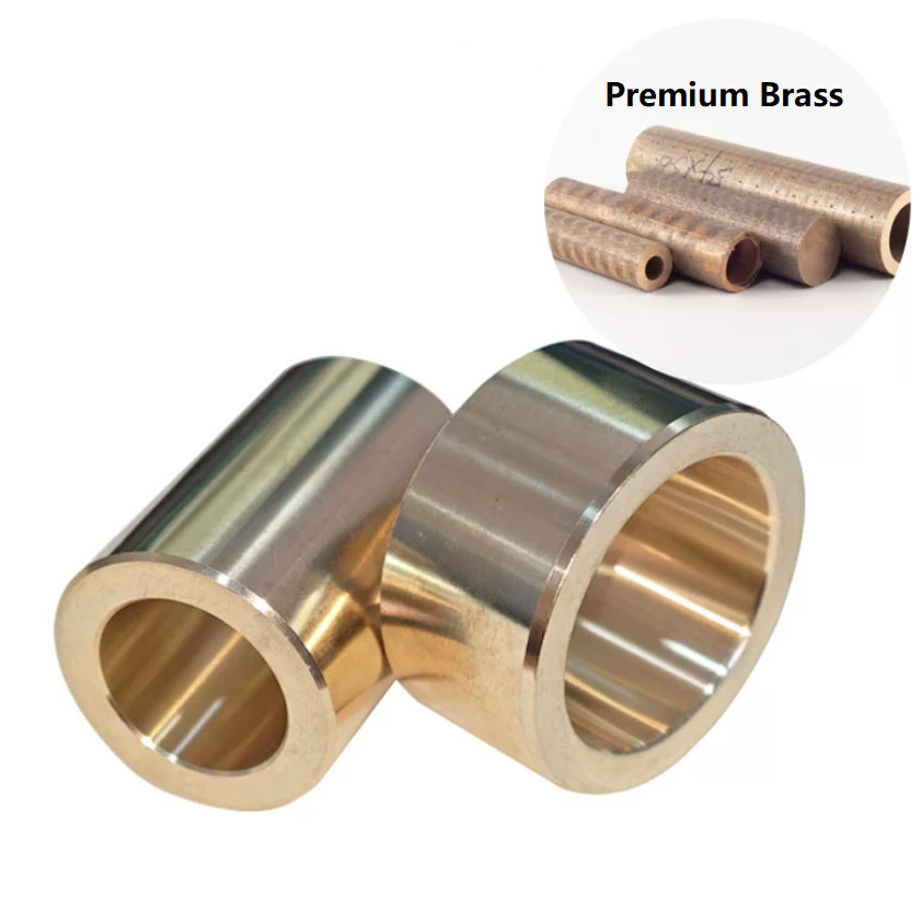 Brass Sleeve Oil-Free Bushing Bearing Sleeveing Shaft Spacer ID: 32/35/38/40mm