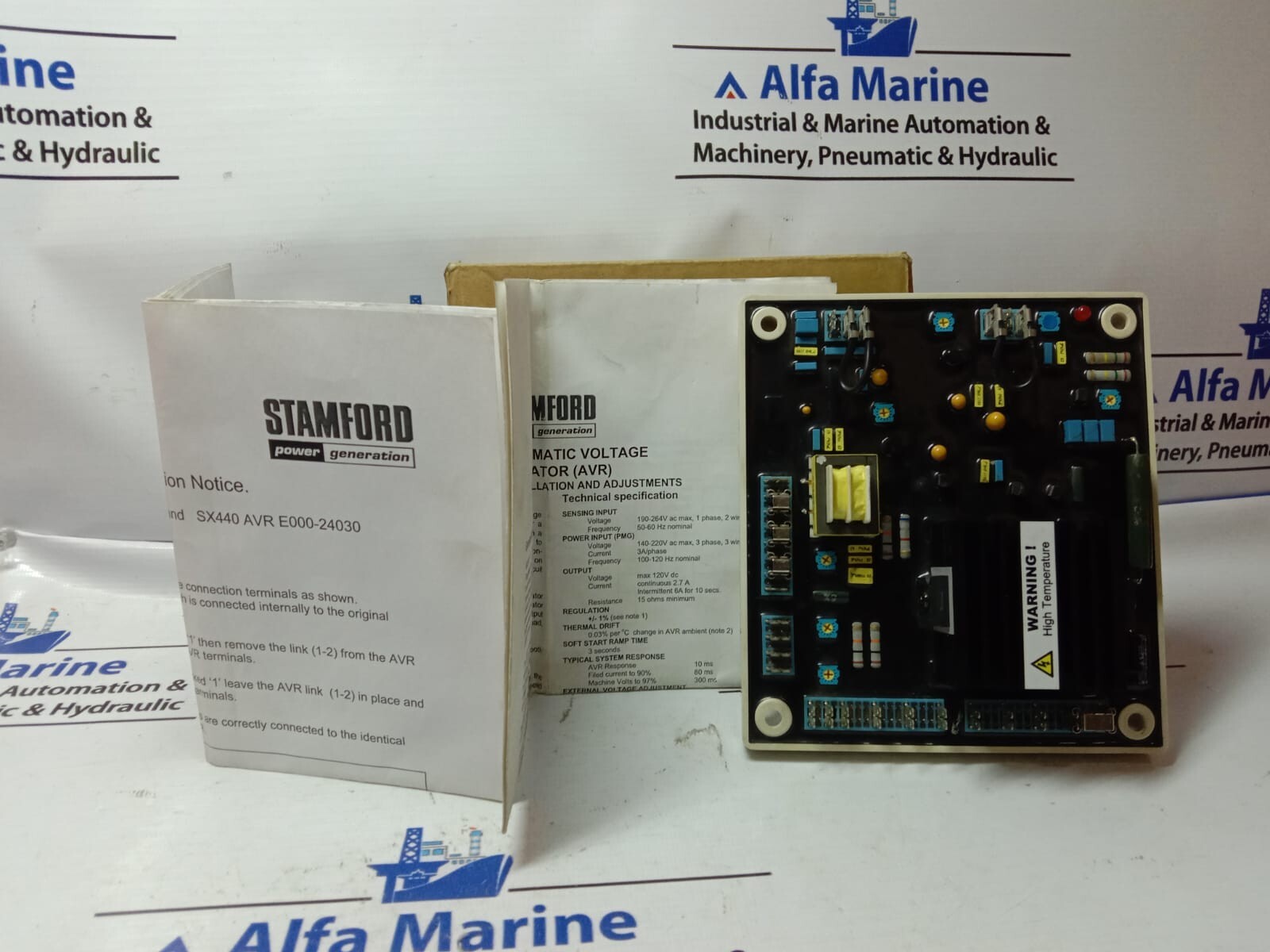 Mcpherson Controls SS341 Automatic Voltage Regulator