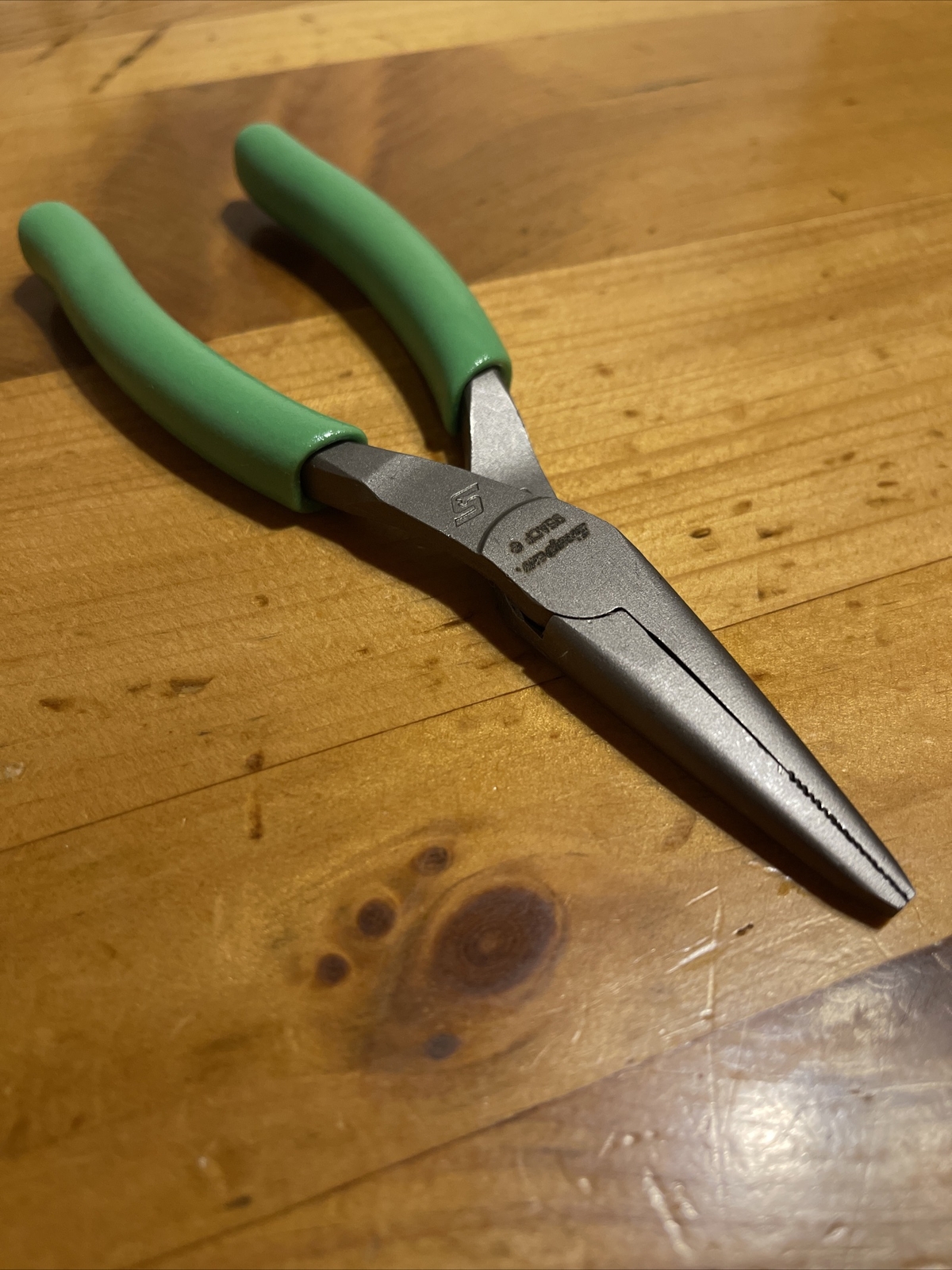 *NEW* Snap On 95ACF Needle Nose Pliers 6” Green Handle Pliers FREE SHIPPING