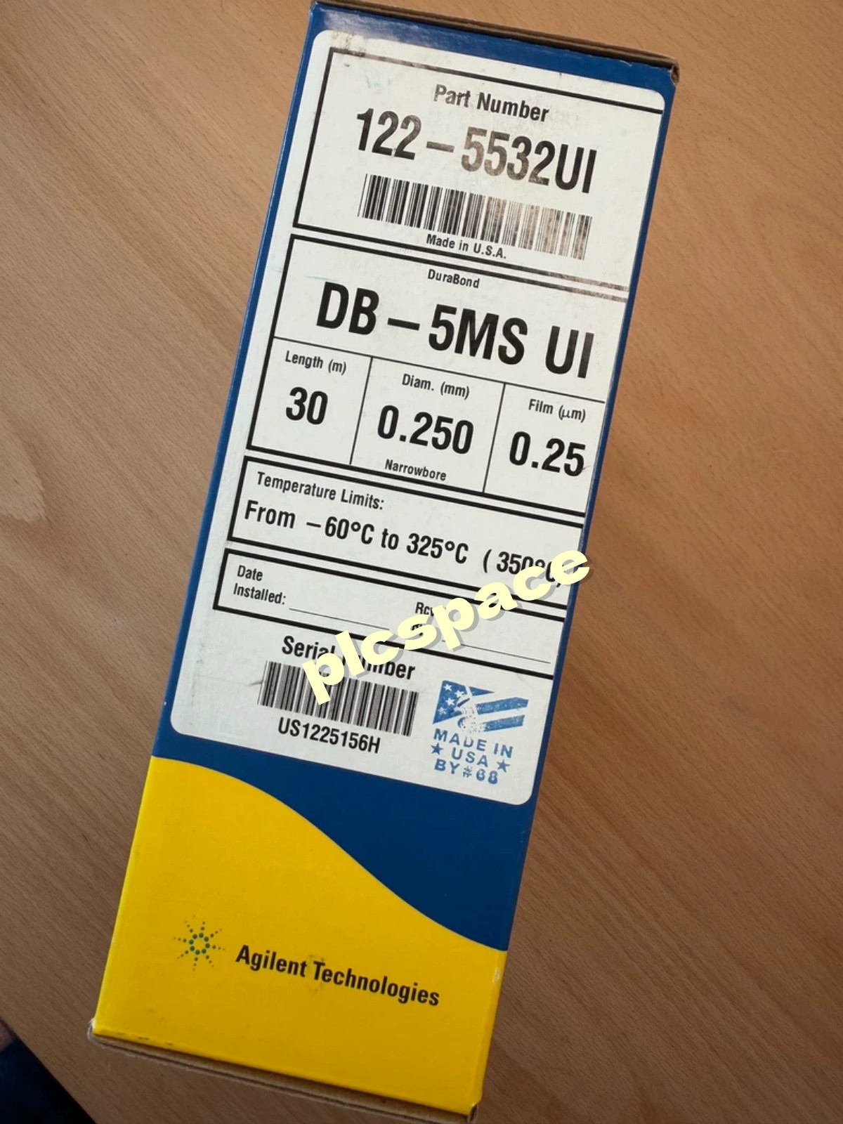 122-5532UI DB-5MS Chromatography Column Brand new DHL