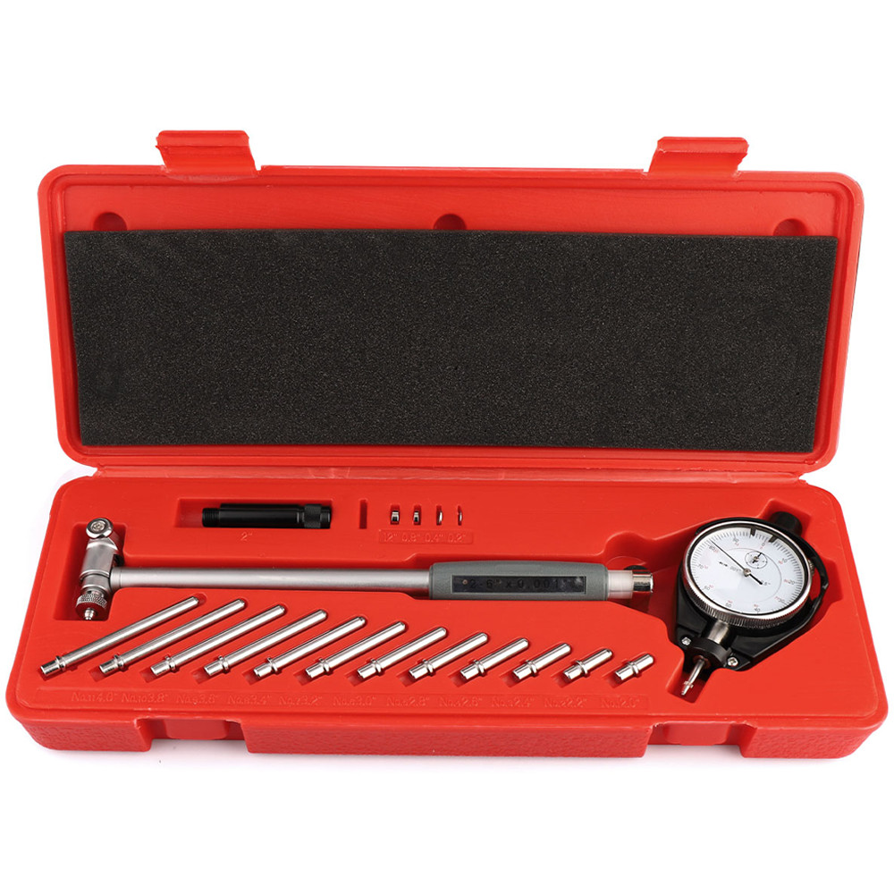 2-6″(0.001″) Dial Bore Gage Gauge .0001″ Engine Cylinder Measuring Hole New