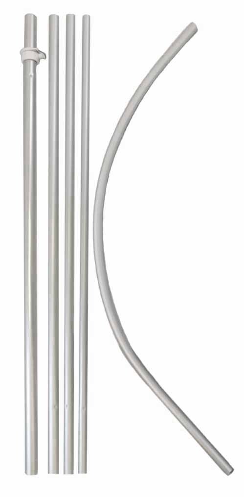 Furniture Full Curve Windless Swooper Flag & Pole Kit Sofa Mattress