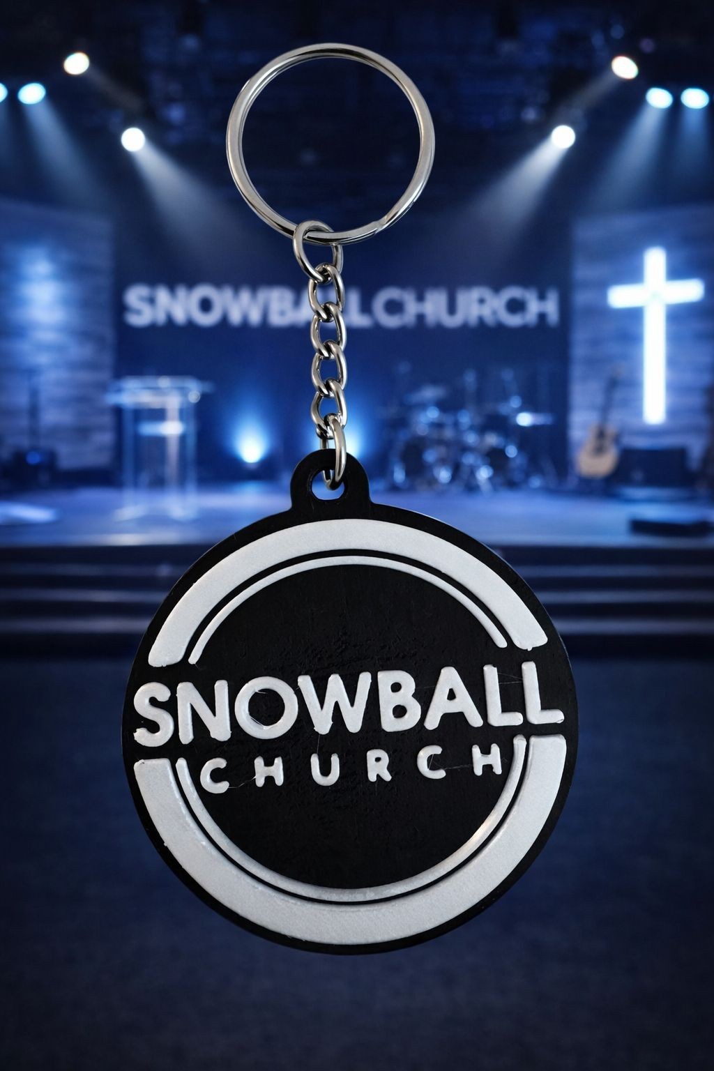 Custom NFC Keychain Personalized Business Social Media Smart Key Tag