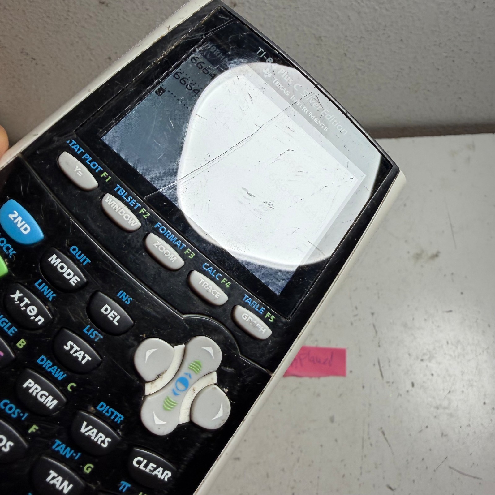 Texas Instruments TI-84 Plus C Silver Edition Black Compact Graphing Calculator